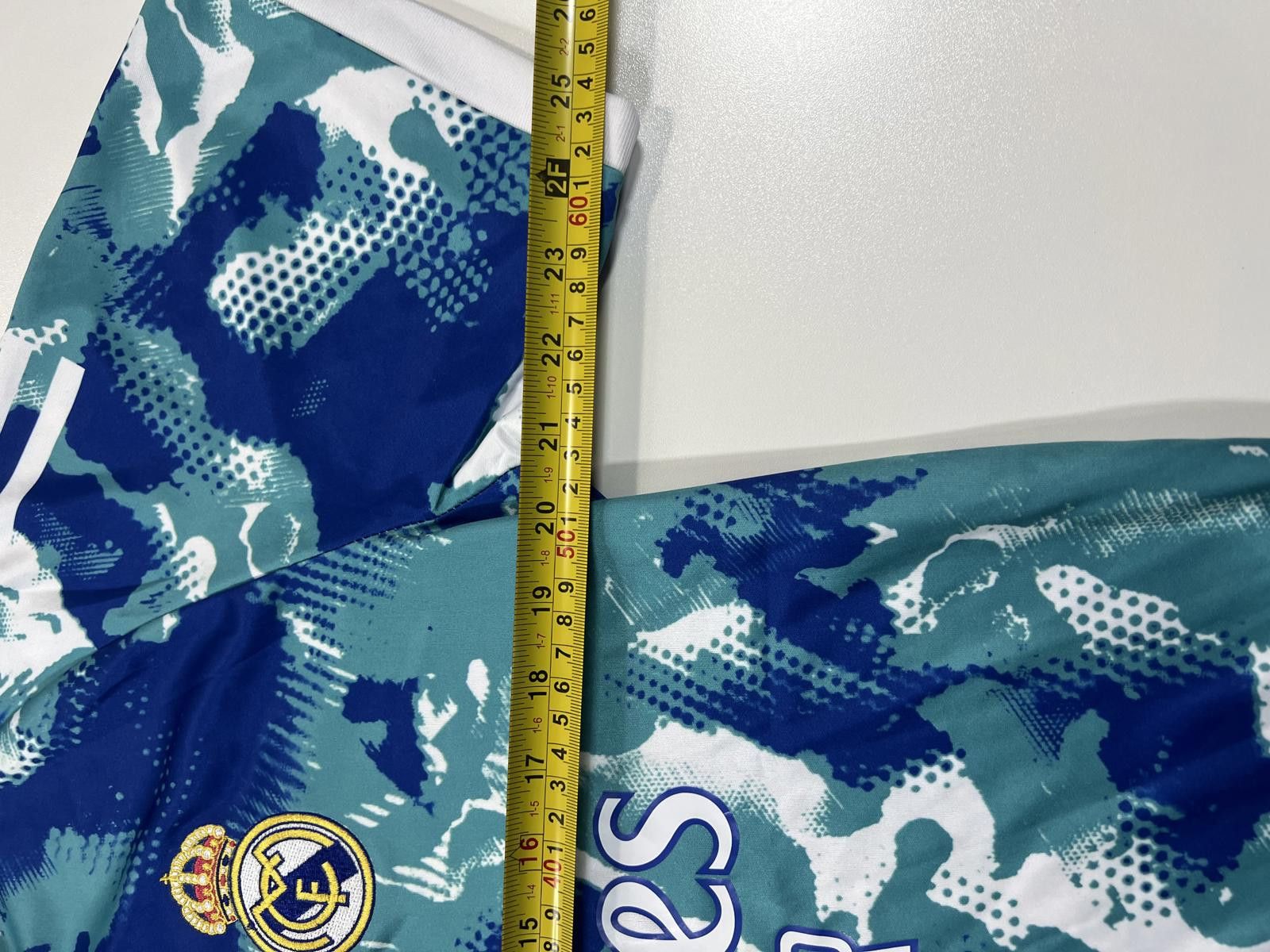 Adidas Adidas Real Madrid Soccer Jersey - Blue Camo, Size Large Size US L / EU 52-54 / 3 - 5 Thumbnail