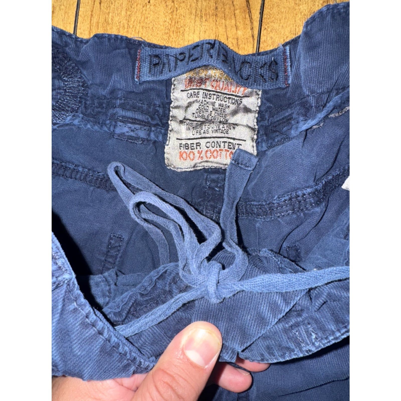 Vintage Paperbacks Cargo Shorts Men’s 36 Navy Blue Outdoor Pockets 12 Inseam Cargo Men Navy Blue Outdoor 90s? Size US 36 / EU 52 - 7 Thumbnail