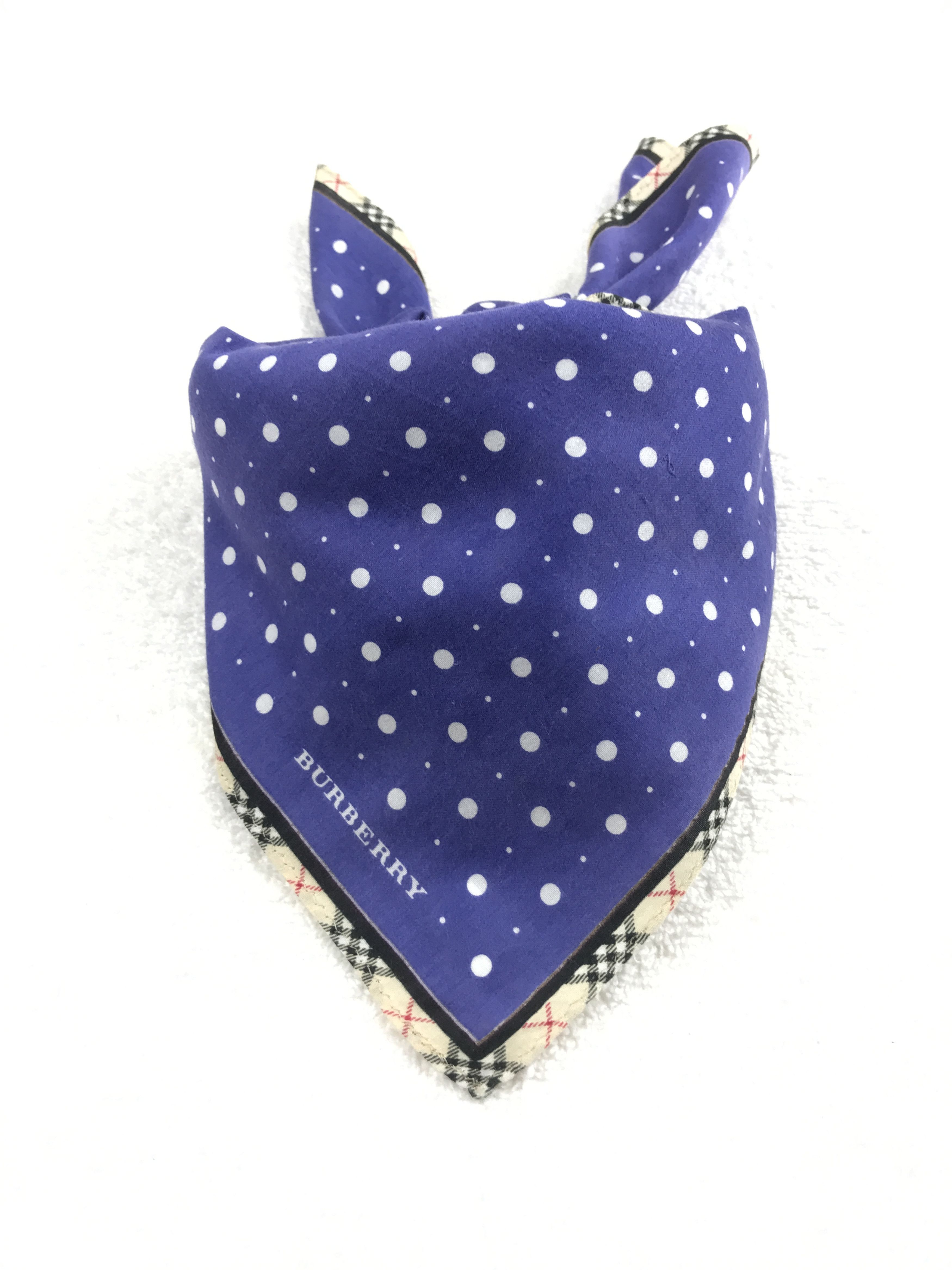 Burberry × Vintage Vintage Burberry Bandana Neckerchief Handkerchief Size ONE SIZE - 3 Thumbnail