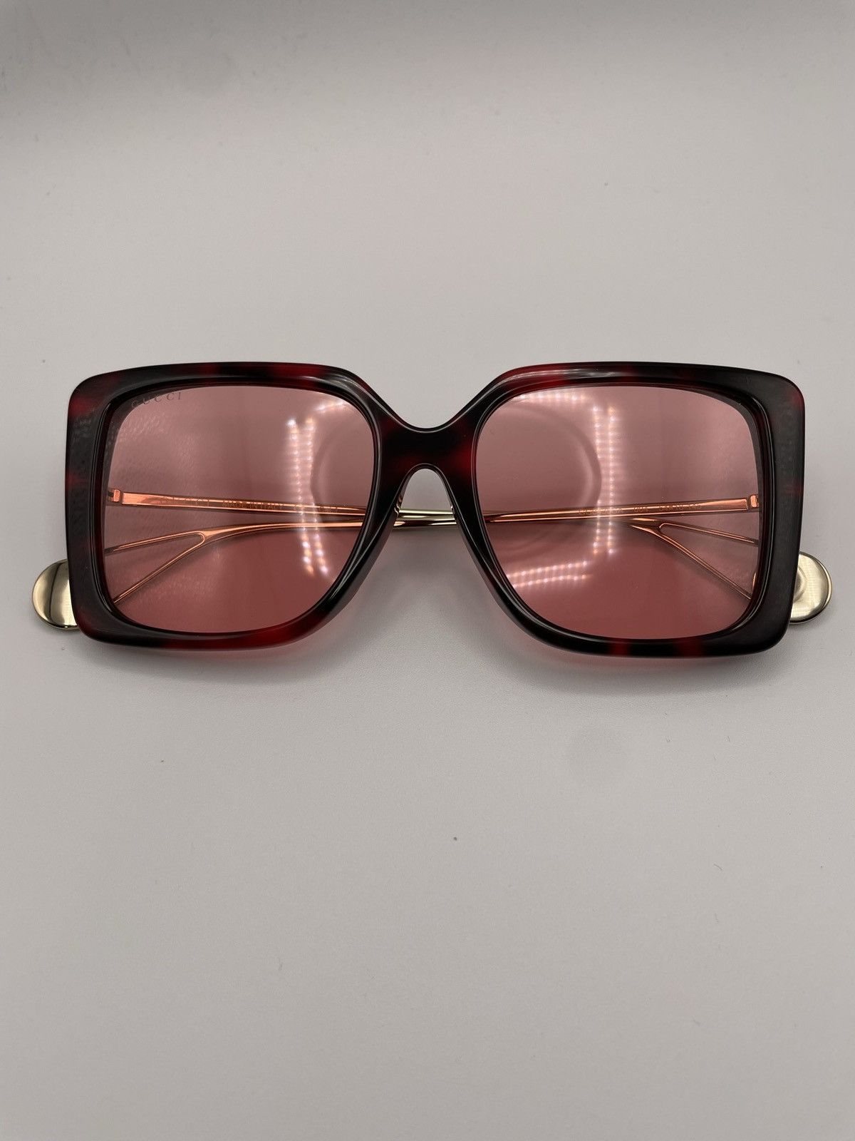 Gucci Gucci Square Statement Sunglasses Size ONE SIZE - 4 Thumbnail