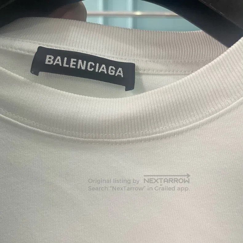 Balenciaga Balenciaga Printed logo short-sleeved T-shirt Size US XS / EU 42 / 0 - 6 Thumbnail