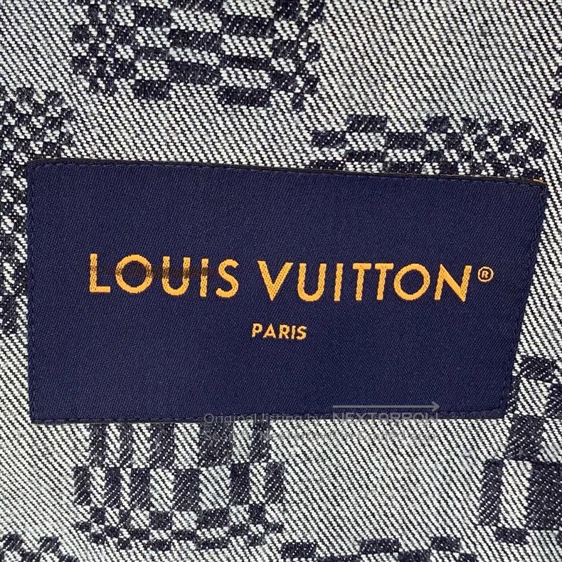 Louis Vuitton Louis Vuitton 23 Dark Blue Checker Cotton Lapel Single Bre Size US S / EU 44-46 / 1 - 7 Thumbnail