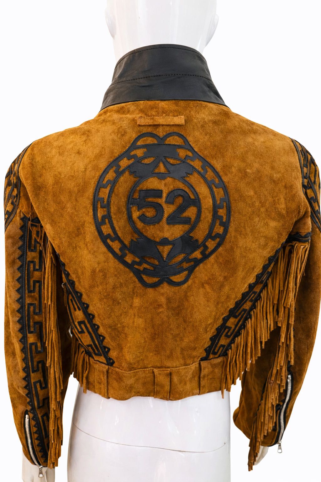 Jean Paul Gaultier Jean Paul Gaultier Ghezzi Fringe Leather Western Jacket Size M / US 6-8 / IT 42-44 - 8 Thumbnail