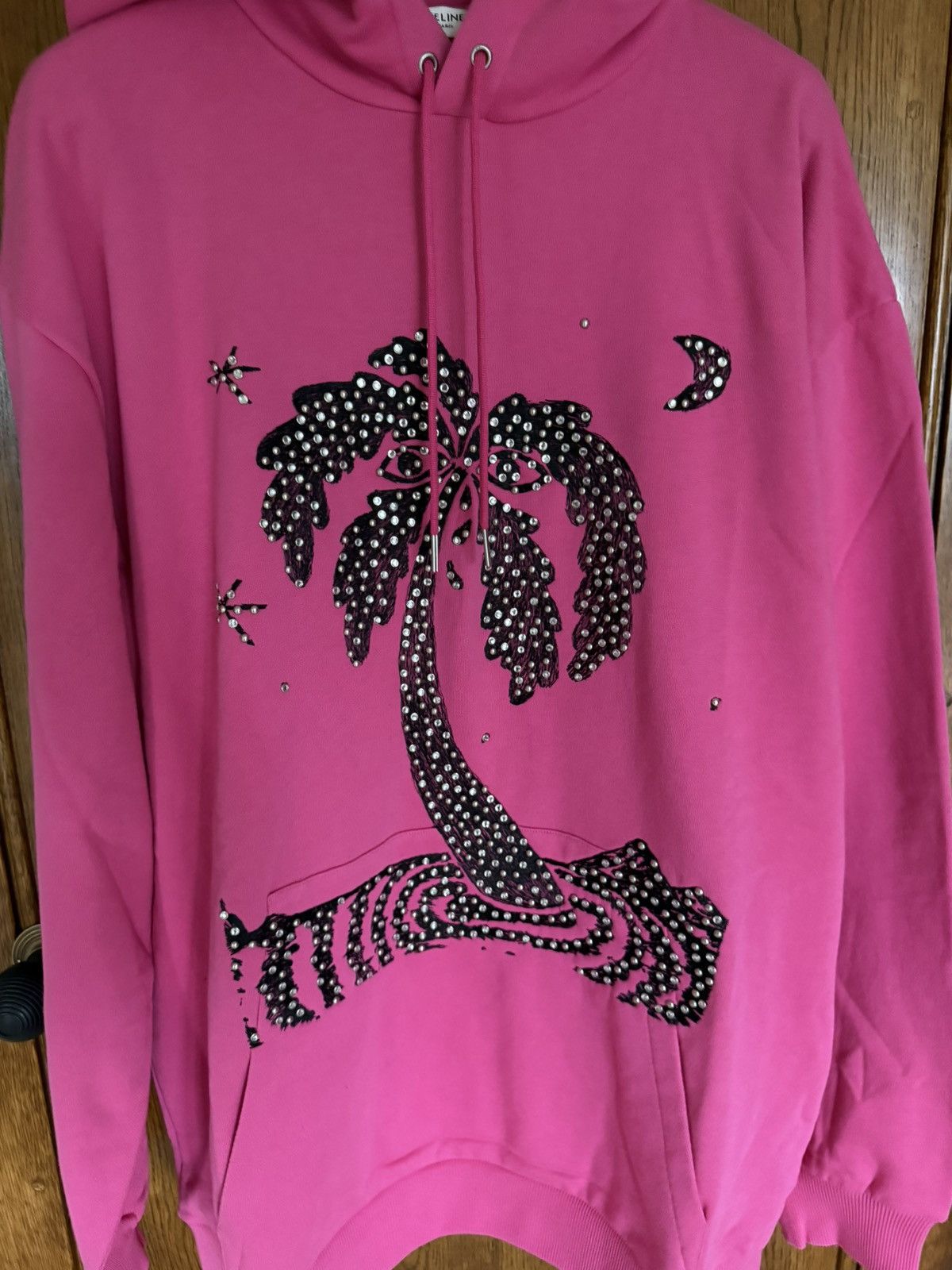Celine $2.1k 🤑 FW22 Celine Lost Paradise pink studded embroidered Size US L / EU 52-54 / 3 - 17 Thumbnail