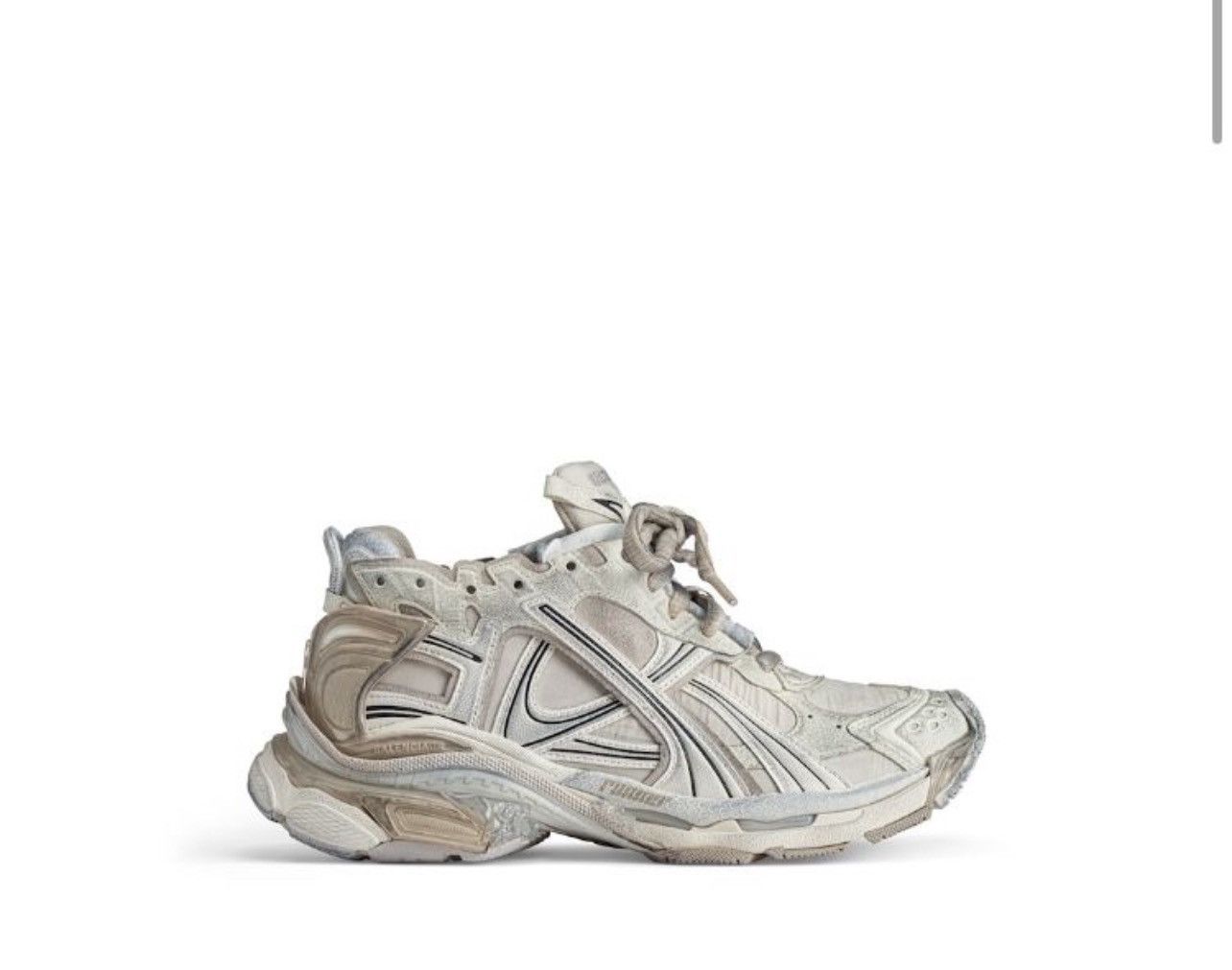Balenciaga Runner Sneaker in white / grey Size US 14 / EU 47 - 1 Preview