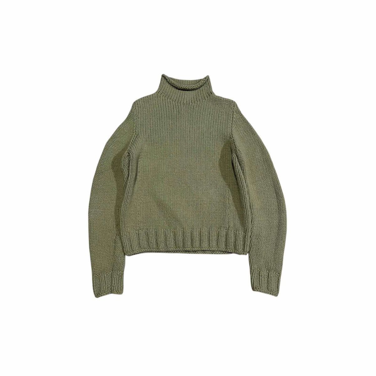 A.P.C. 🔥Vintage APC Ribbed Knit Wool Sweater Jumper Mock Neck Size US M / EU 48-50 / 2 - 1 Thumbnail