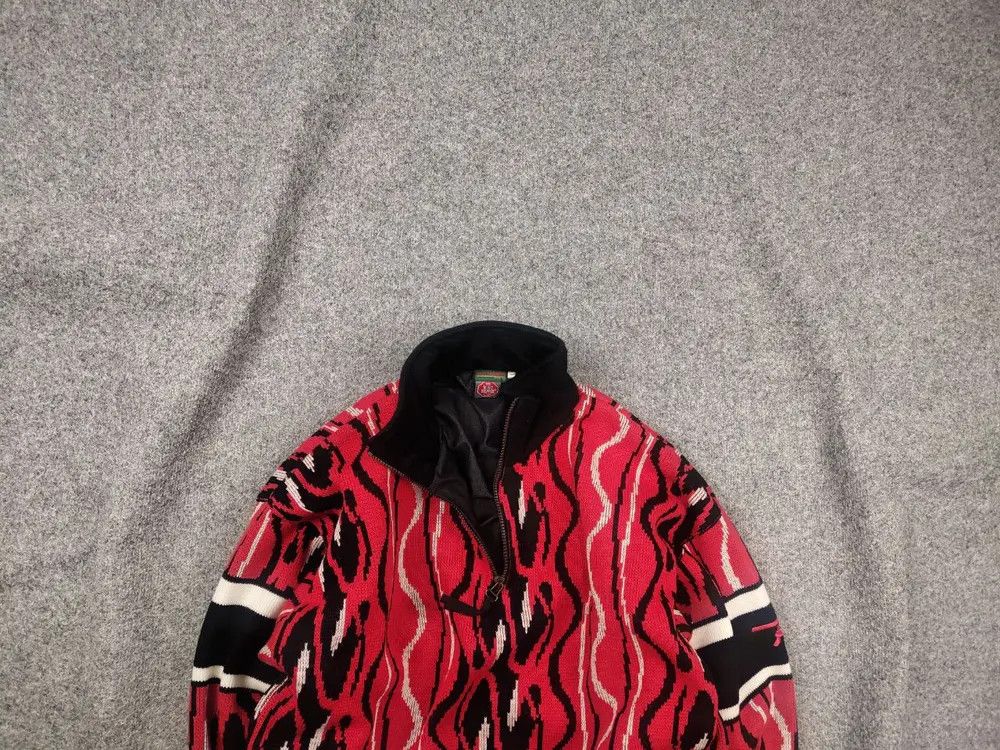Vintage 90s Rossignol Zip Sweater Windstopper Dale Of Norway