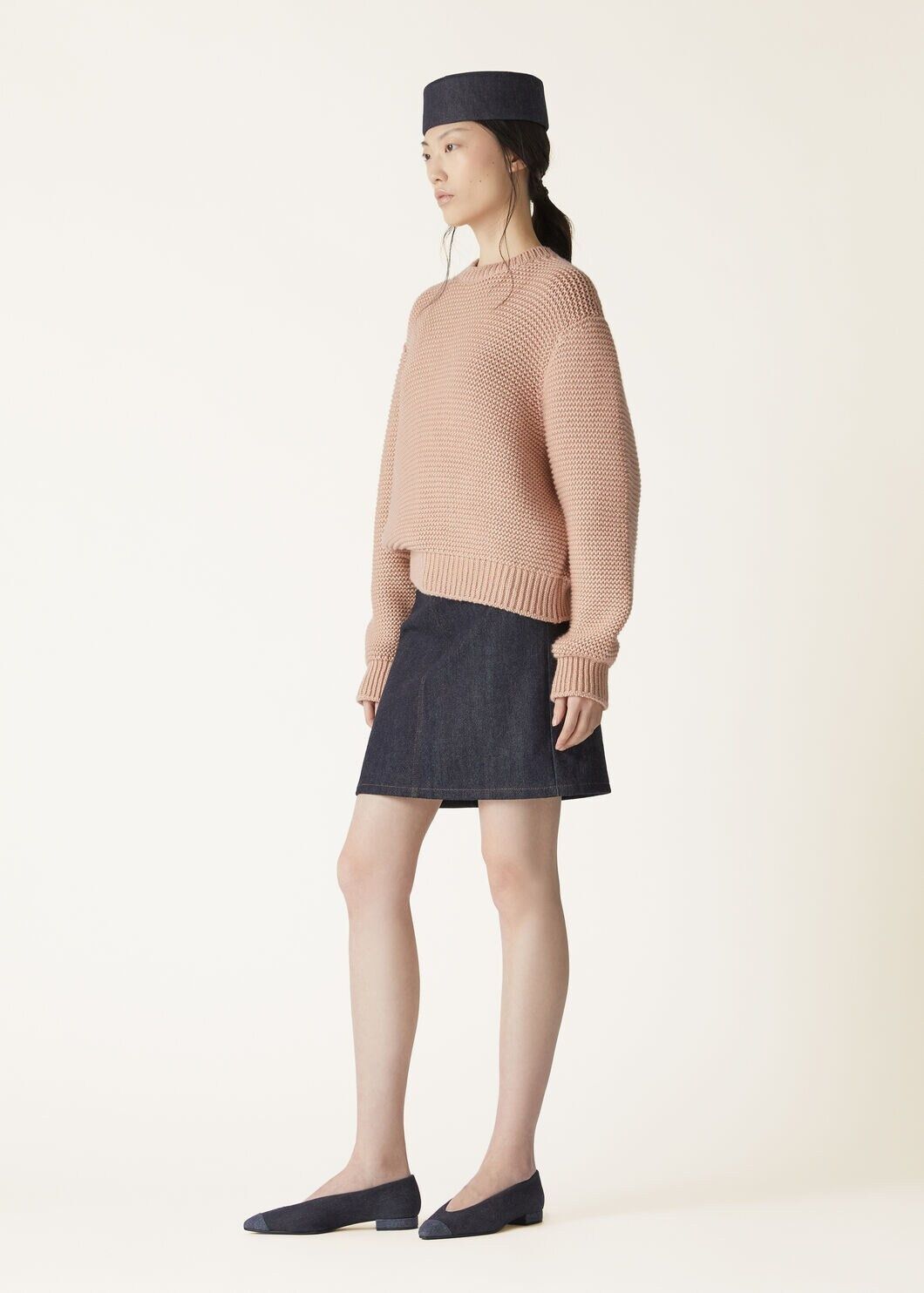 Loro Piana o1w1db10825 FAO6685 Boccioleto Crewneck Sweater in Pink Size L / US 10 / IT 46 - 2 Thumbnail