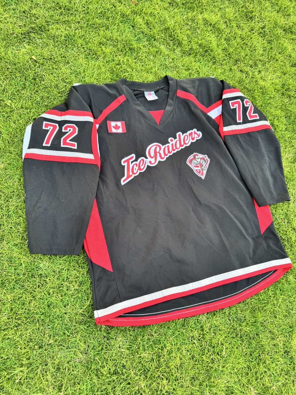 Vintage SHA Sports Design Ice Raiders hockey jersey Size US L / EU 52-54 / 3 - 3 Thumbnail