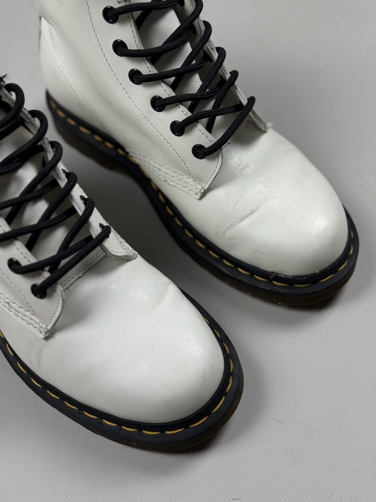 Dr. Martens Dr. Martens Doc’s Ladies Leather Lace Up Combat Boots Shoes Size US 7 / IT 37 - 9 Thumbnail