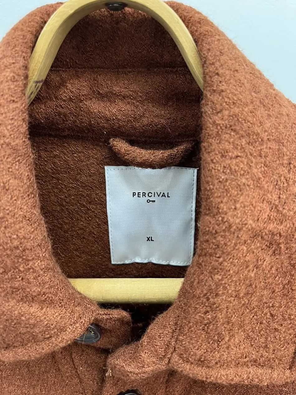 Percival Percival Viscose Wool Light Jacket Size US XL / EU 56 / 4 - 2 Thumbnail
