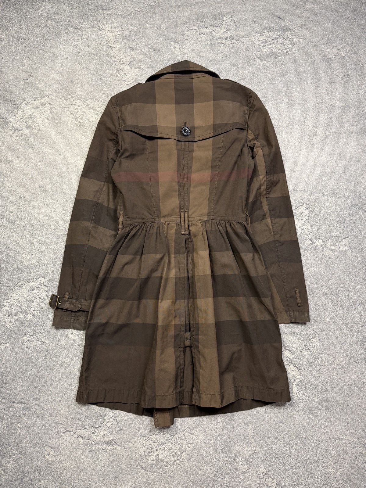Burberry Burberry Brit Monogram Nova CheckWomans Trench Coat Size XS / US 0-2 / IT 36-38 - 12 Thumbnail