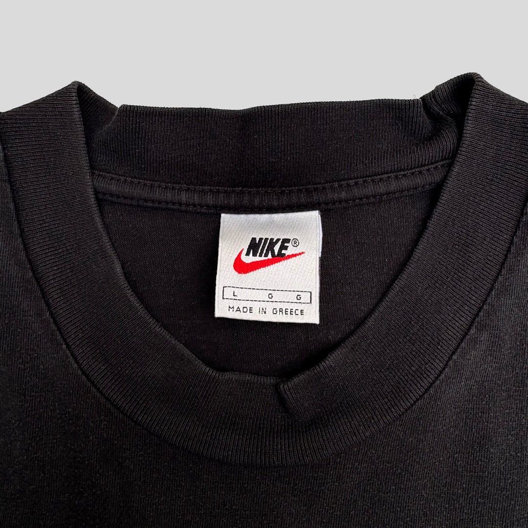 Nike Borussia Dortmund BVB 1990 90s Vintage Football T-Shirt Size US L / EU 52-54 / 3 - 4 Thumbnail
