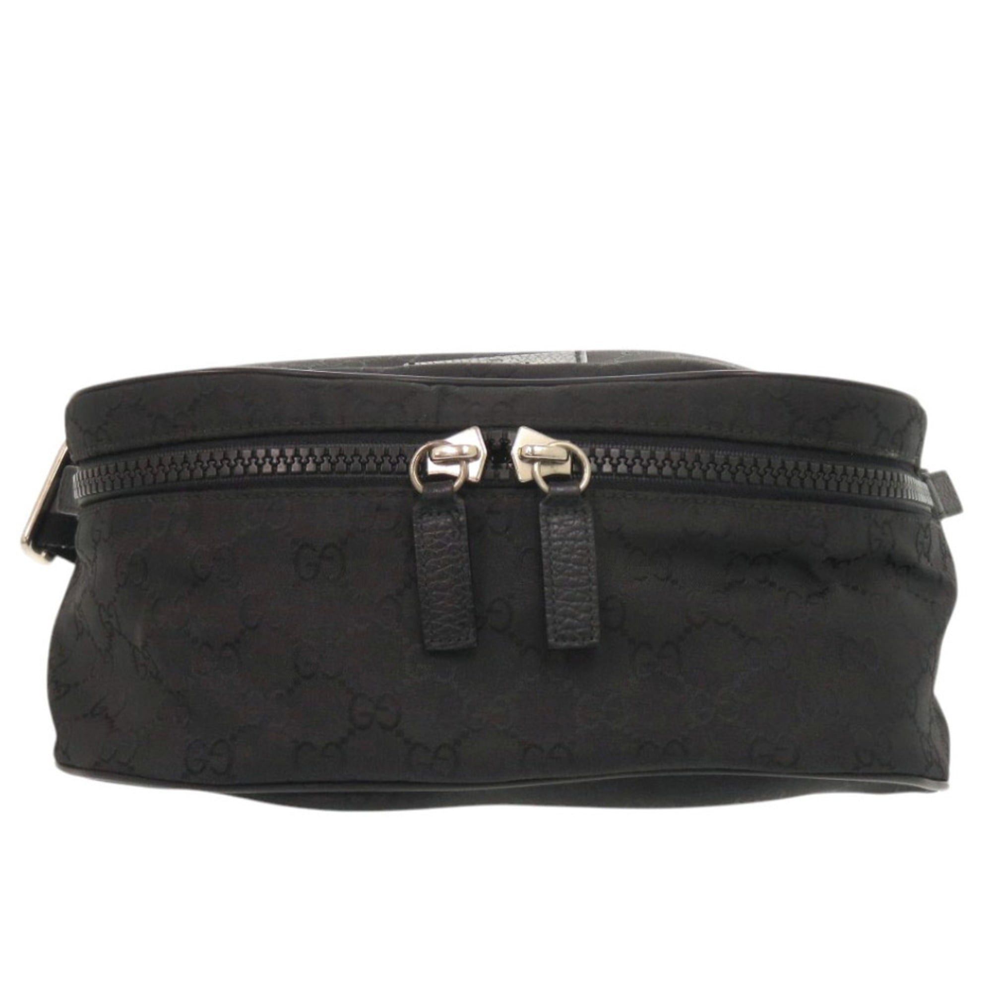Gucci Excellent condition Gucci bag, body 5096643 GG nylon, black waist 1164GUCCI Size ONE SIZE - 1 Thumbnail