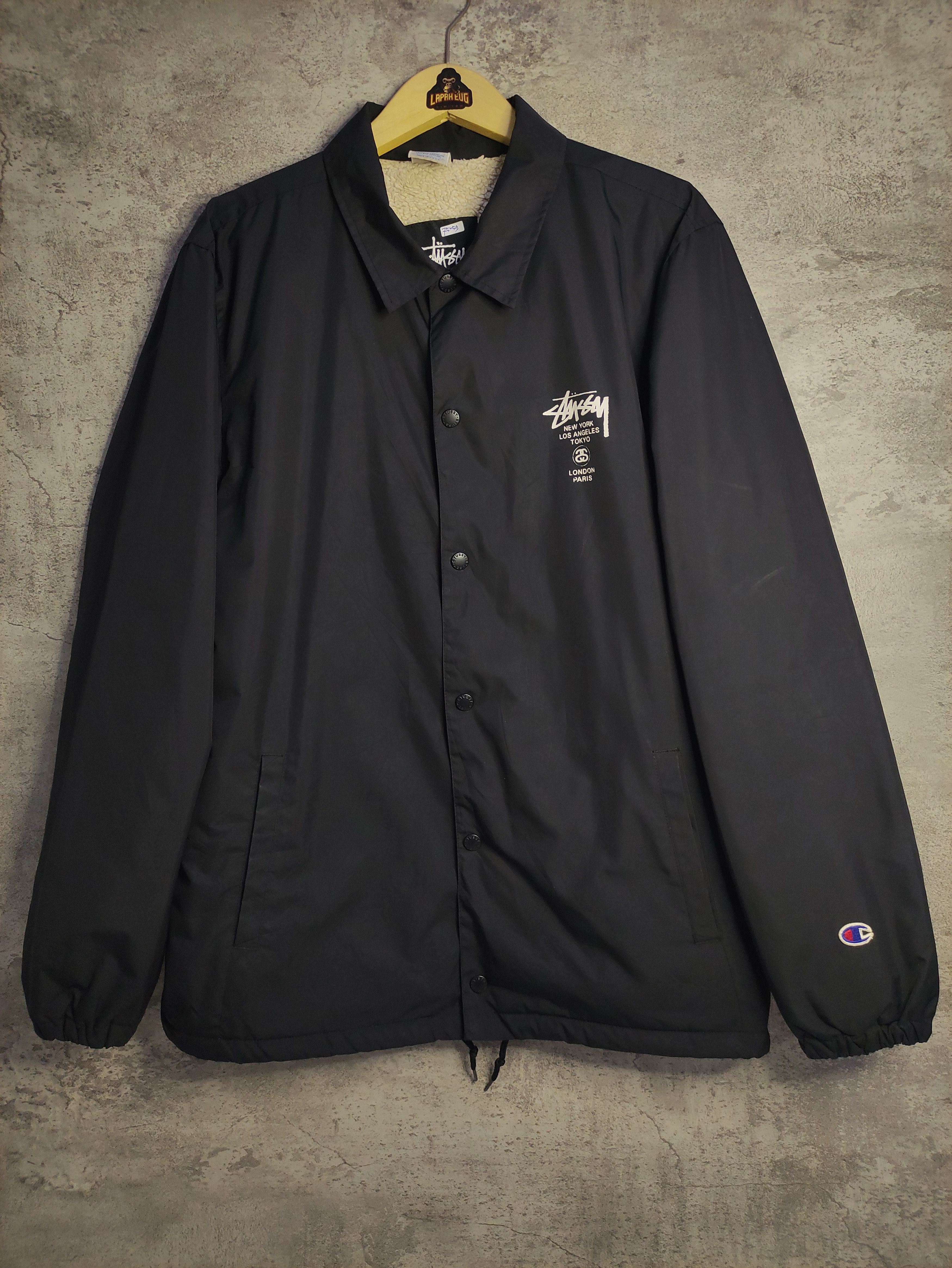 Champion × Stussy Rare - Stussy tour x Champion jacket Size US L / EU 52-54 / 3 - 2 Thumbnail