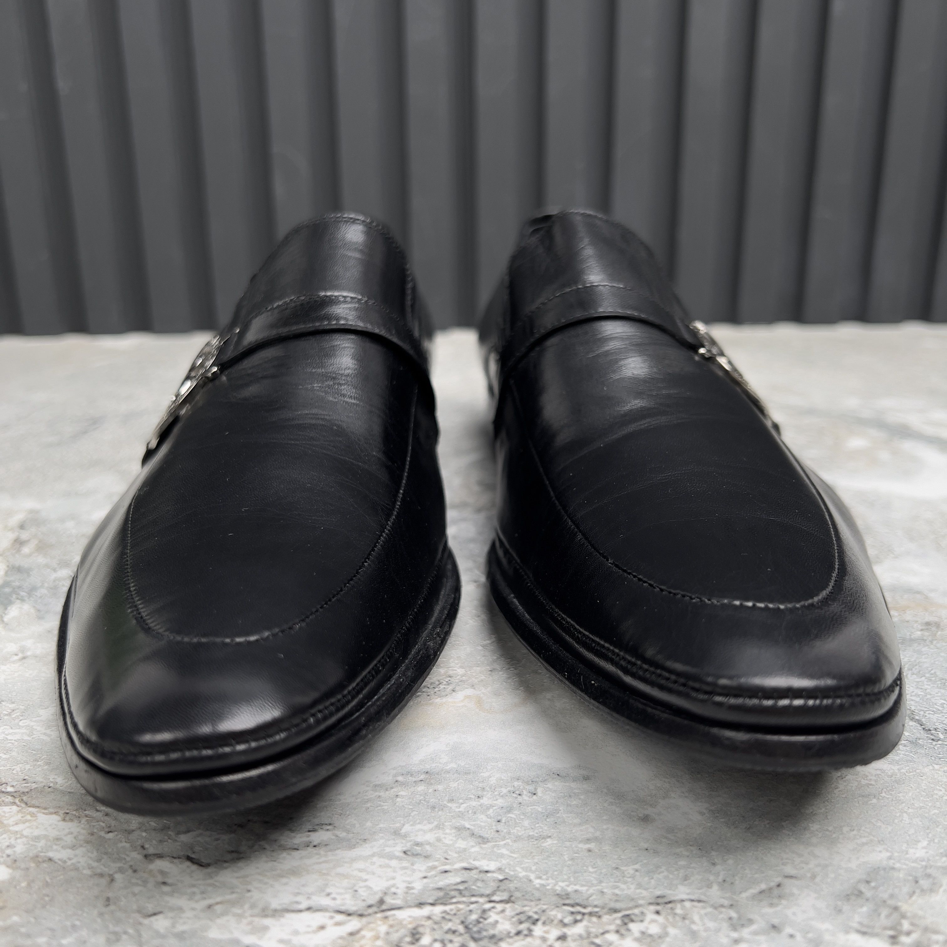 Baldinini Baldinini Loafer Dress Buckle Shoes Leather Size US 7.5 / EU 40-41 - 8 Thumbnail