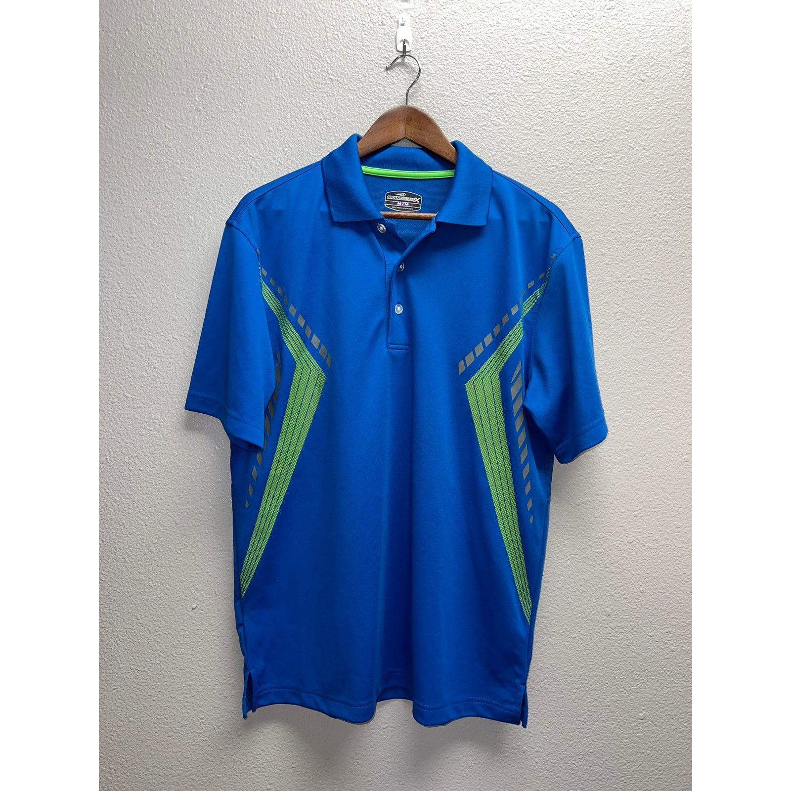 Grand Slam Grand Slam Blue Polo Shirt Golf Golfing Slam X Active Top M Size US M / EU 48-50 / 2 - 1 Thumbnail