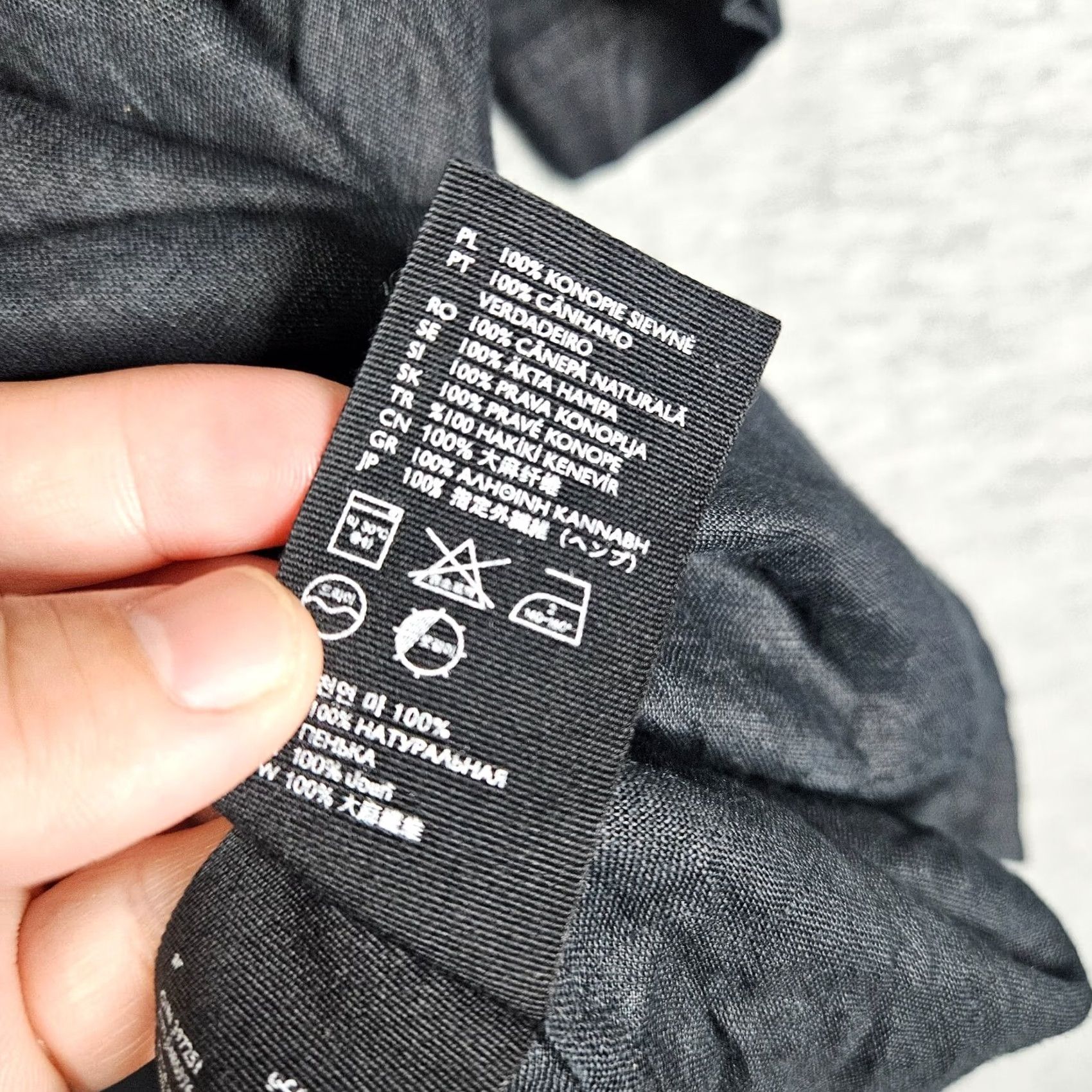 Cos COS Womens Black Oversized Linen Blouse - Size S - Classic Basic Style Size S / US 4 / IT 40 - 7 Thumbnail
