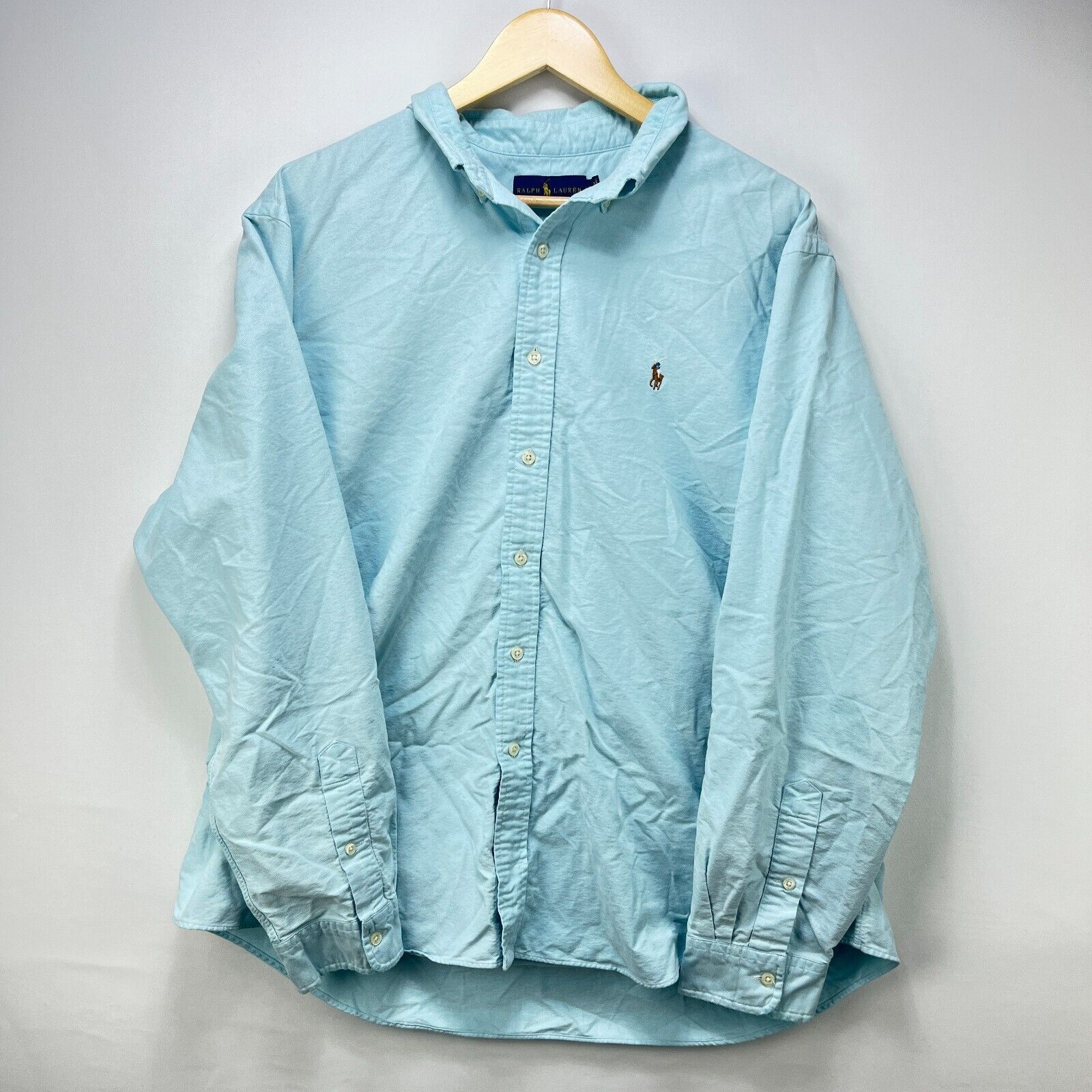 Polo Ralph Lauren × Vintage Vintage Polo Ralph Lauren Button Up 2XL Blake Style Size US XXL / EU 58 / 5 - 1 Thumbnail