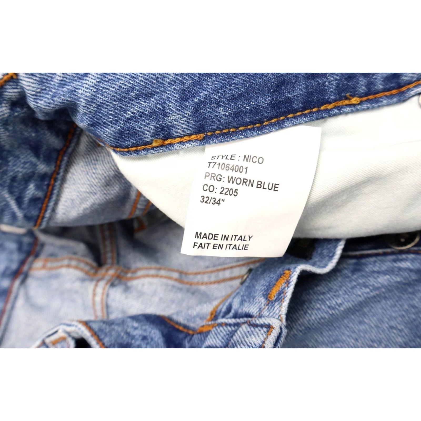 Tiger of Sweden TIGER OF SWEDEN Nico Jeans Men's W32/L34 100% Organic Cotton Blue Denim Italy Made PRICED? Size US 32 / EU 48 - 5 Thumbnail