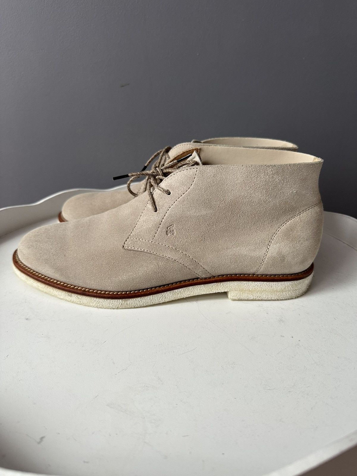 Hogan HOGAN ANKLE CHUKKA BOOTS SUEDE SHOESE Size US 7.5 / EU 40-41 - 2 Thumbnail