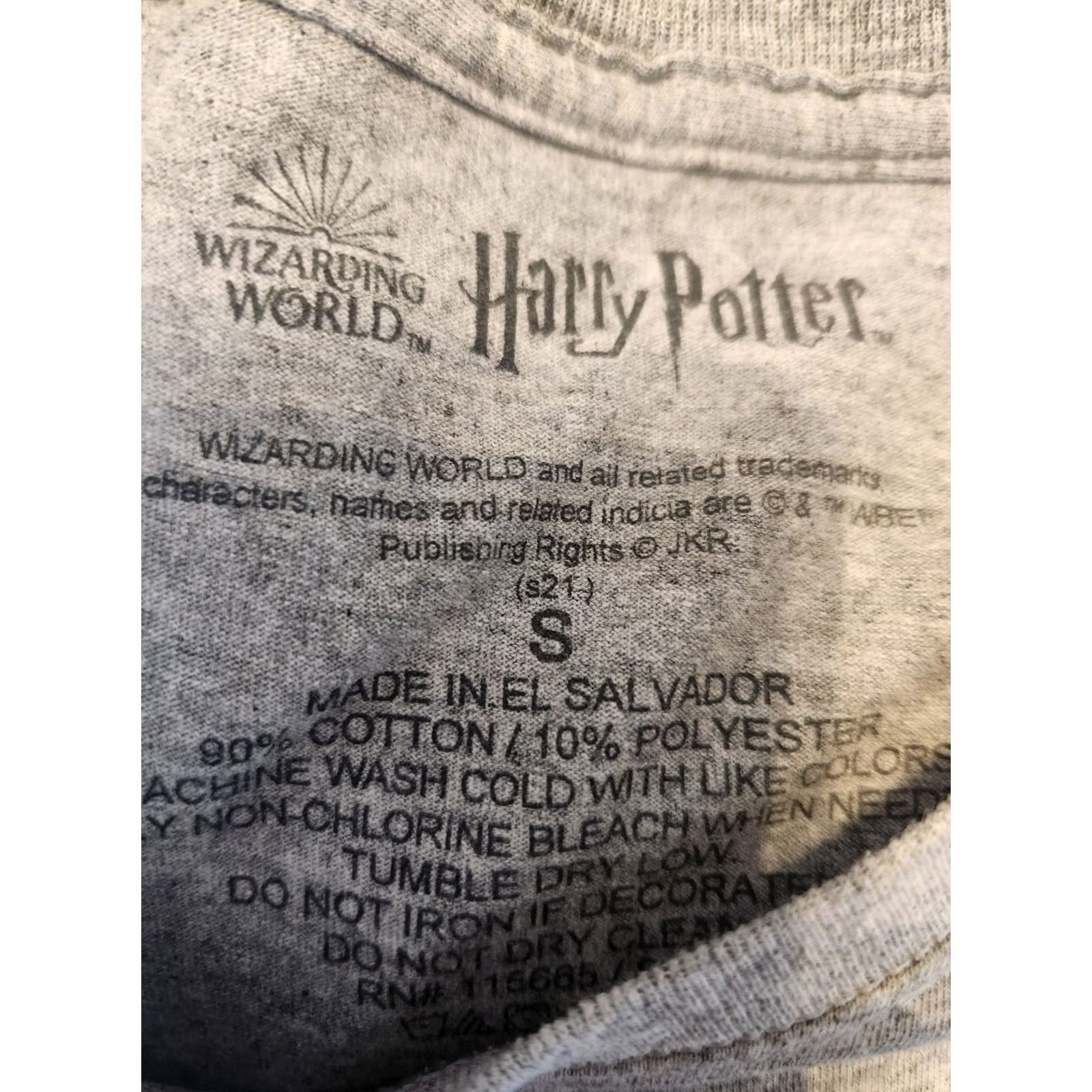 Vintage Harry Potter 422nd Quidditch World Cup Gray Short Sleeve T-Shirt Size S Men Size US S / EU 44-46 / 1 - 2 Thumbnail