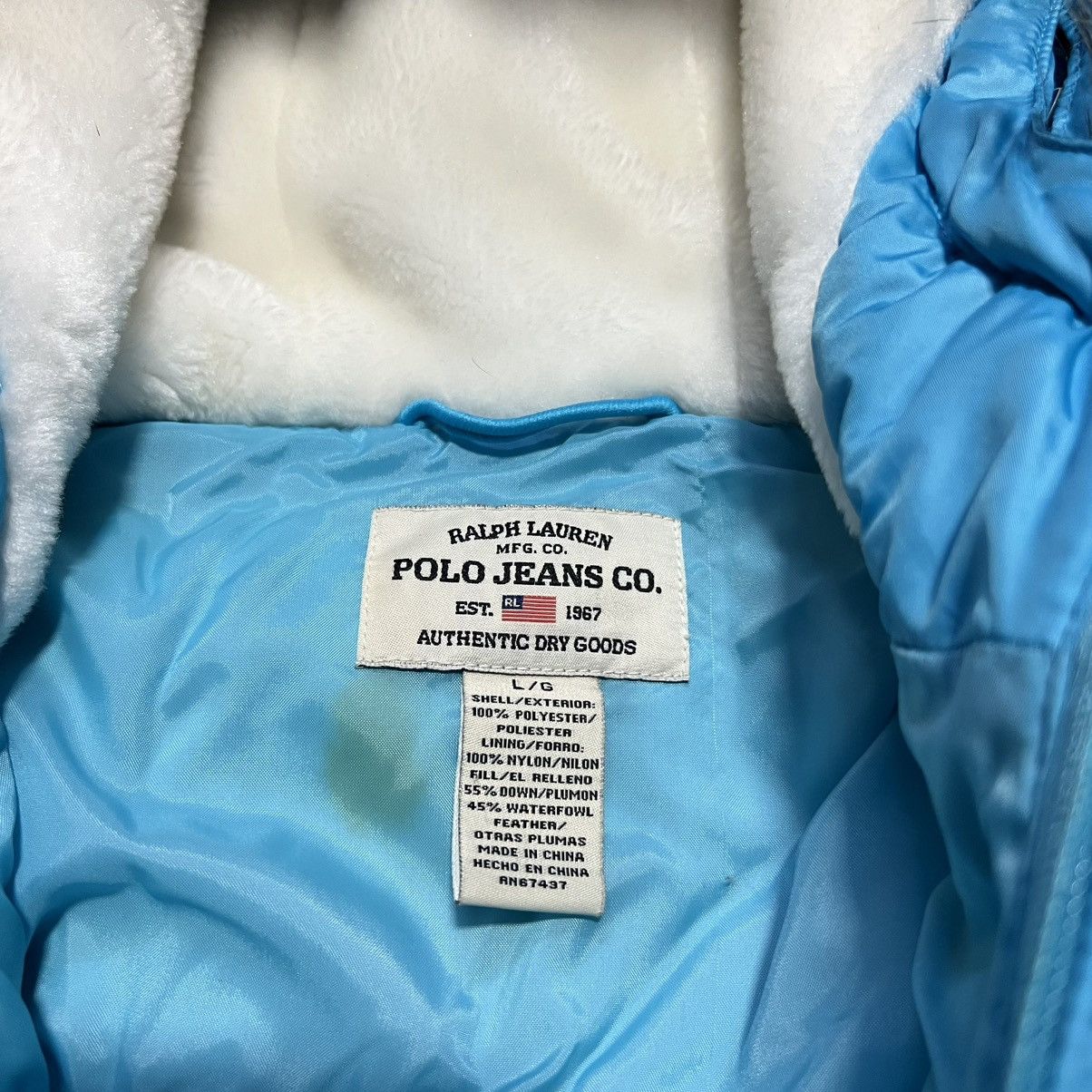 Polo Ralph Lauren Vintage Polo Ralph Lauren Puffer Jacket Fur Hood Down Filled Size L / US 10 / IT 46 - 10 Thumbnail