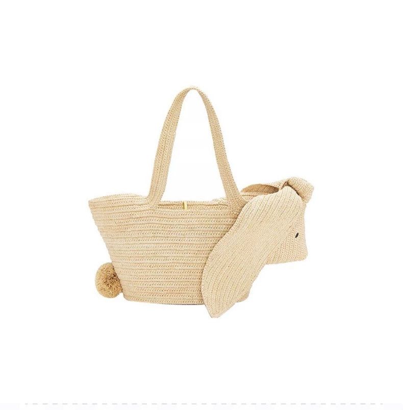 Loewe loewe Rabbit straw bag 2503-Nextarrow Size ONE SIZE - 2 Thumbnail
