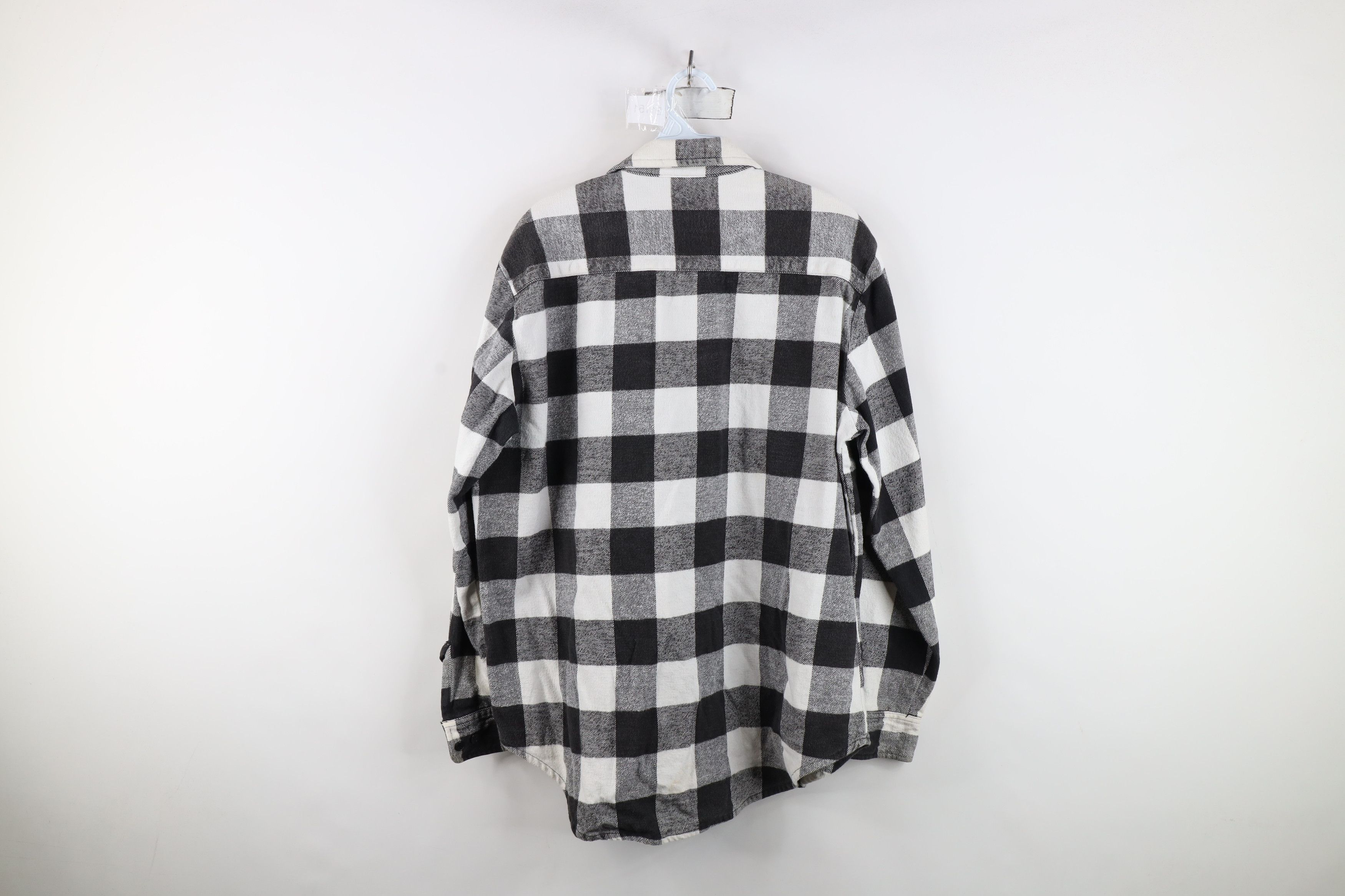 Dickies Vintage 90s Dickies Heavyweight Flannel Button Shirt Plaid Size US L / EU 52-54 / 3 - 13 Thumbnail