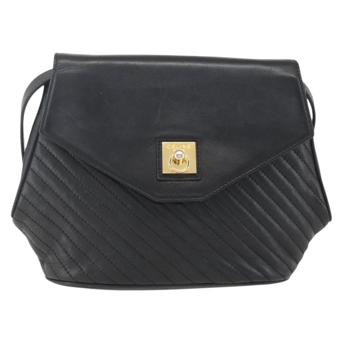Celine Celine Vintage Shoulder Bag Leather Size ONE SIZE - 1 Thumbnail