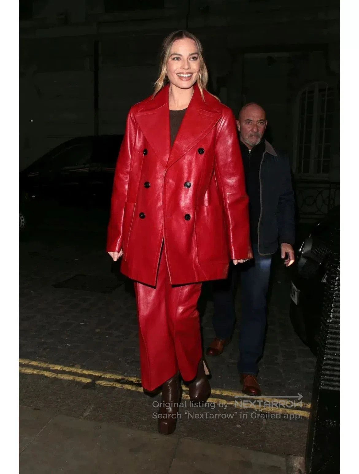 Bottega Veneta oversized red leather jacket by Bottega Veneta. Size M / US 6-8 / IT 42-44 - 7 Thumbnail