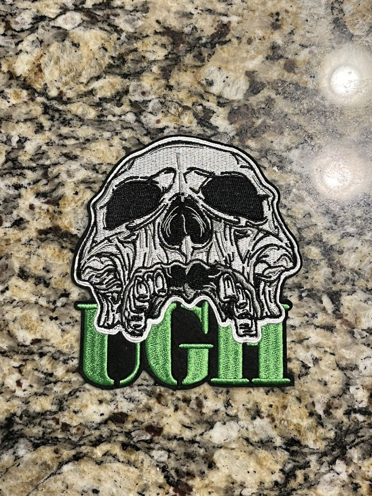 Grimykids GRIMYKIDS SKULL “UGH” PATCH Size ONE SIZE - 1 Thumbnail