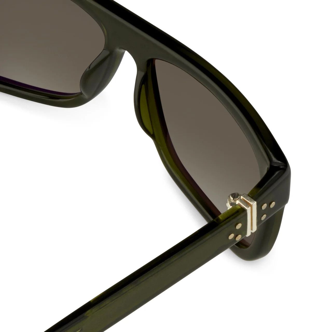 Ann Demeulemeester Ann Demeulemeester Sunglasses Flat Top Green Size ONE SIZE - 3 Thumbnail