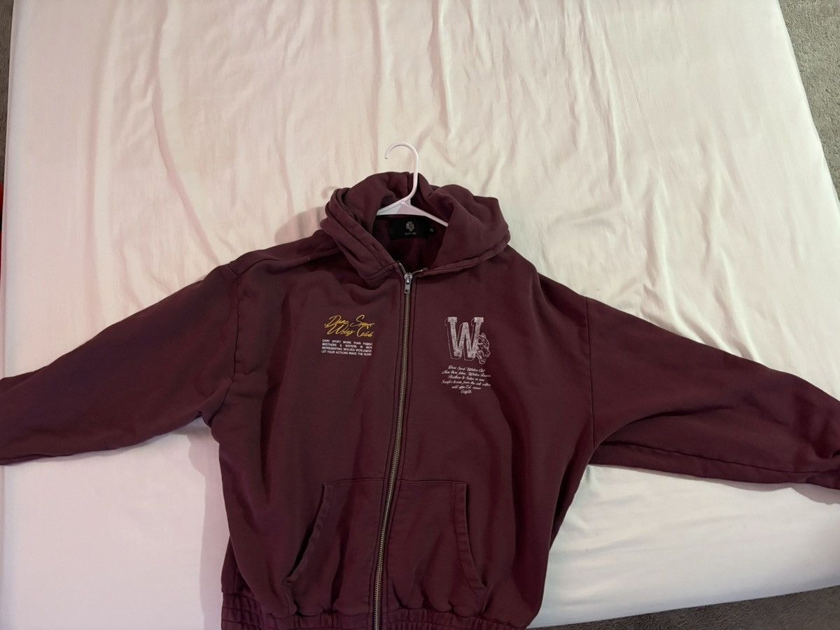 Darc Sport Darc Sport Maroon Hoodie Size US XL / EU 56 / 4 - 1 Thumbnail
