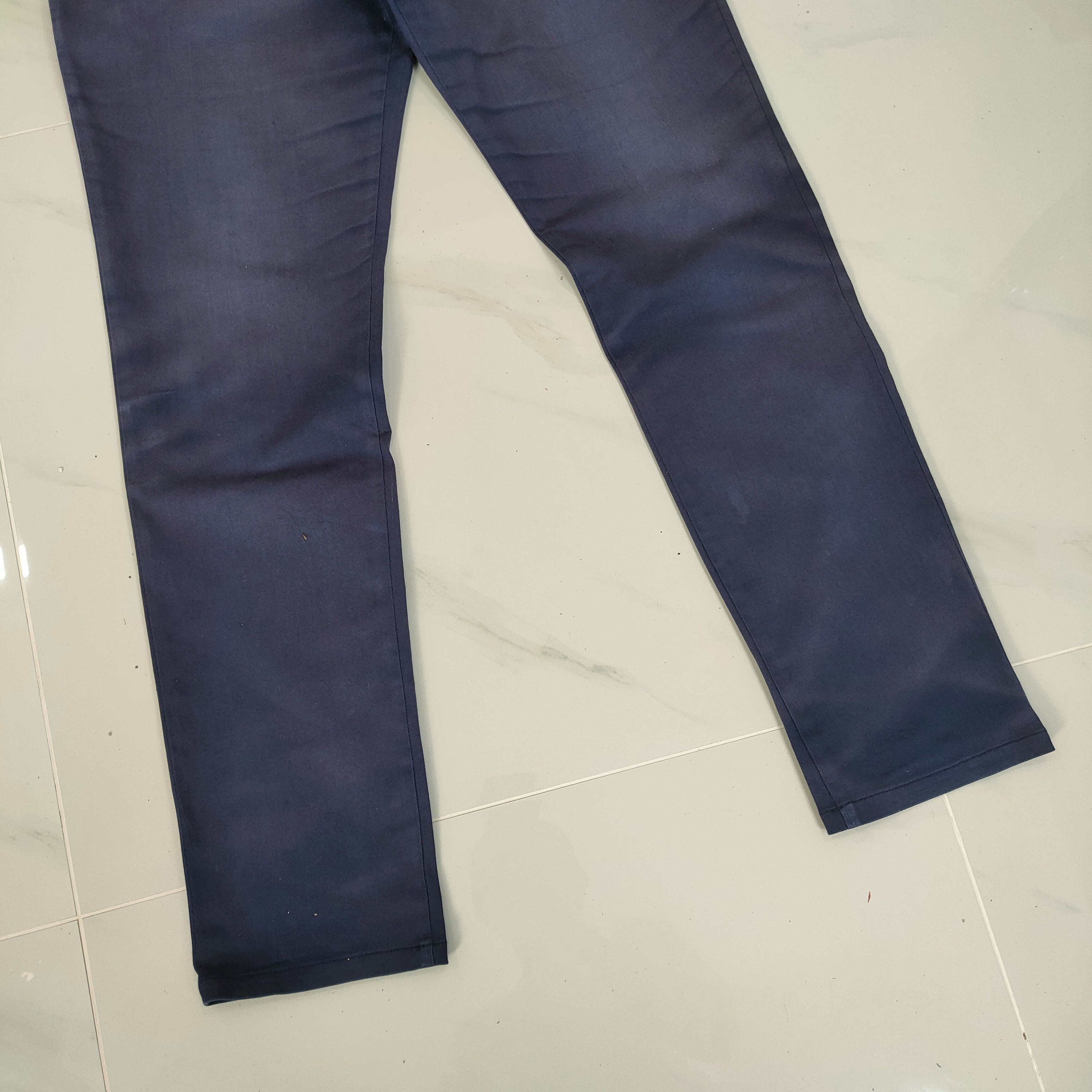 New Balance NEW BALANCE FADED DARK BLUE TROUSER CHINO PANTS Size US 34 / EU 50 - 3 Thumbnail