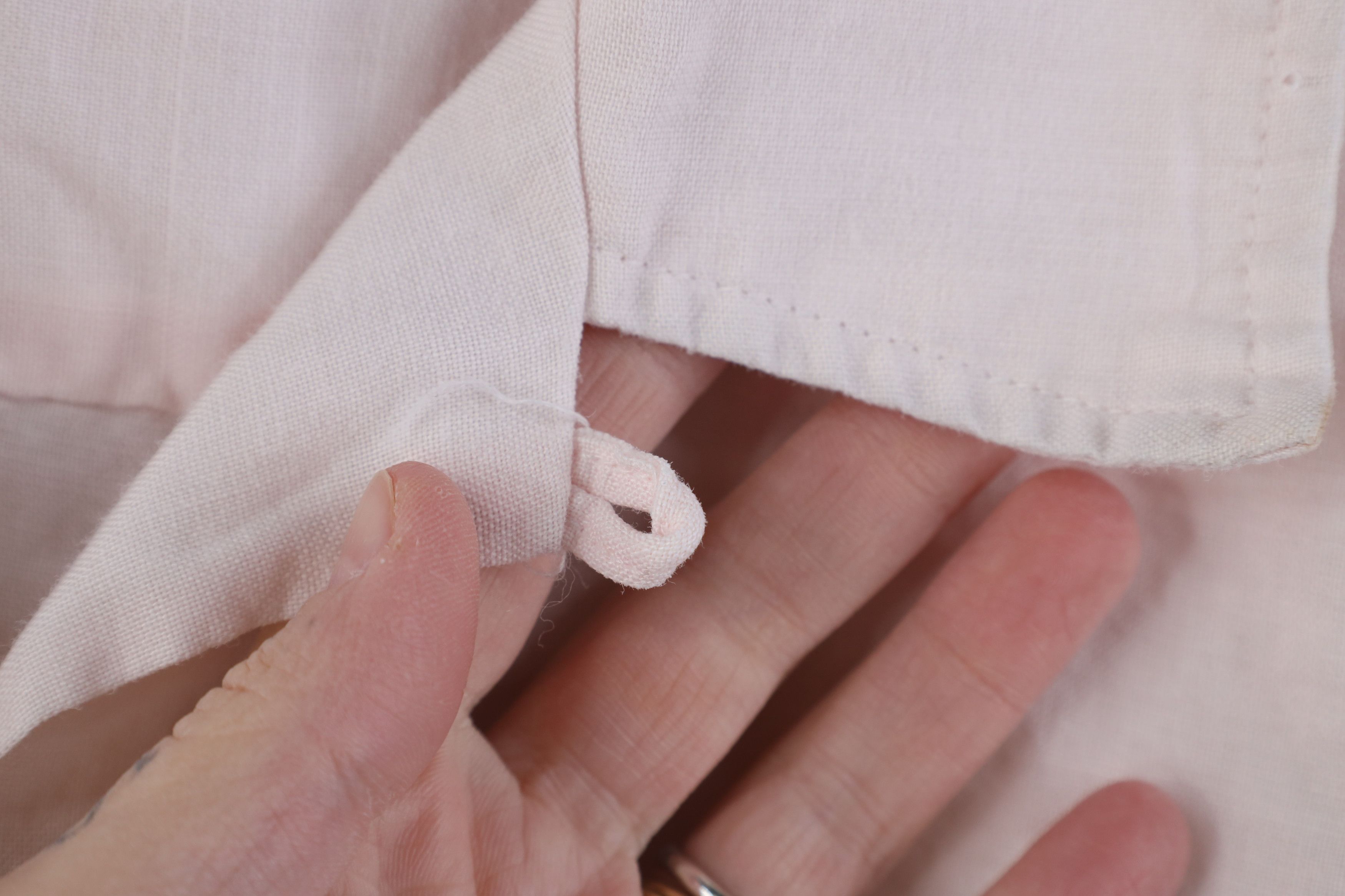 Vintage Vintage Y2K Rockabilly Looped Collar Camp Button Shirt Pink Size US L / EU 52-54 / 3 - 4 Thumbnail