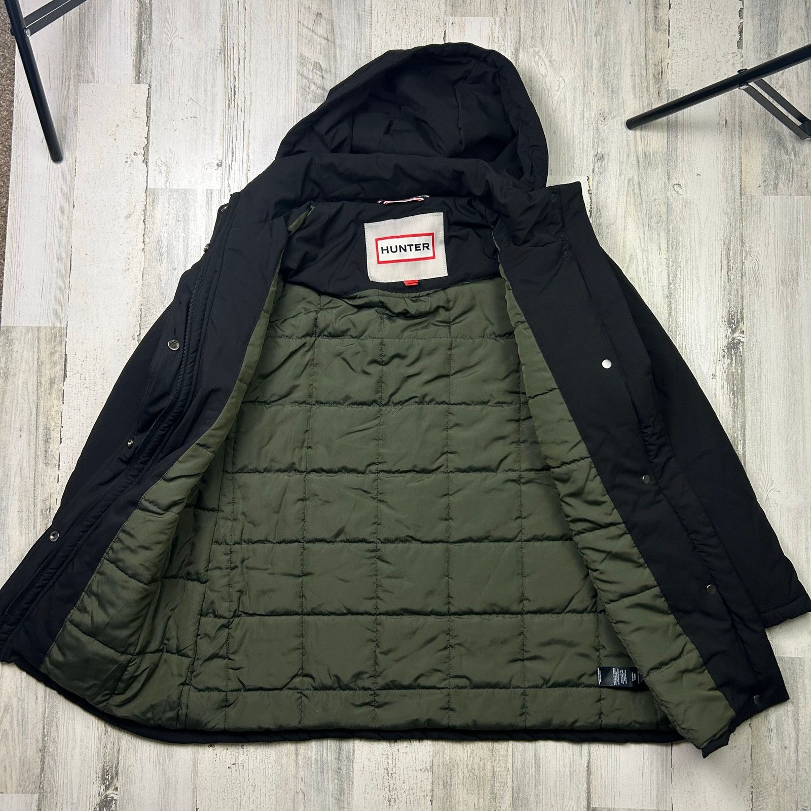Hunter Hunter Women's Black Self-Packable Padded Field Jacket Size M / US 6-8 / IT 42-44 - 8 Thumbnail