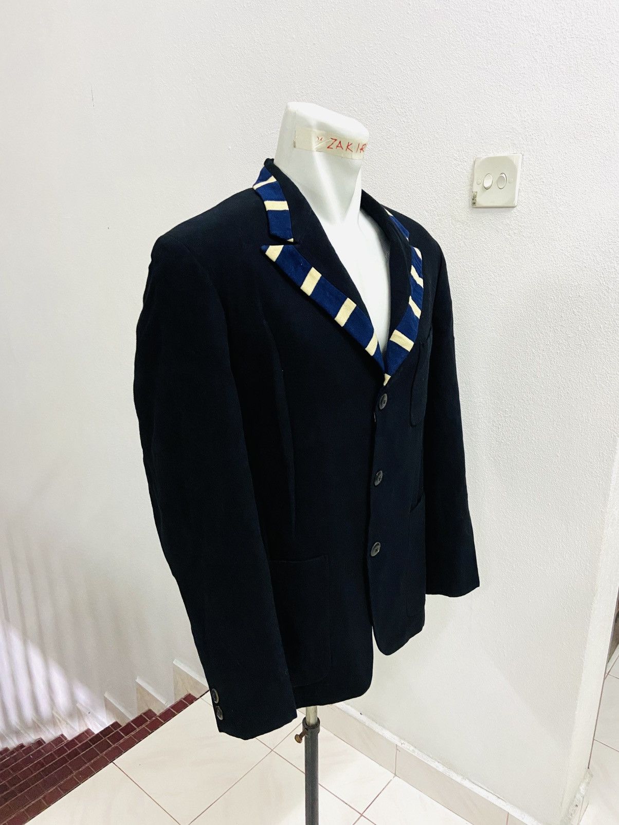 Japanese Brand × Yohji Yamamoto YOHJI YAMAMOTO POUR HOMME BLAZER Size 42S - 4 Thumbnail