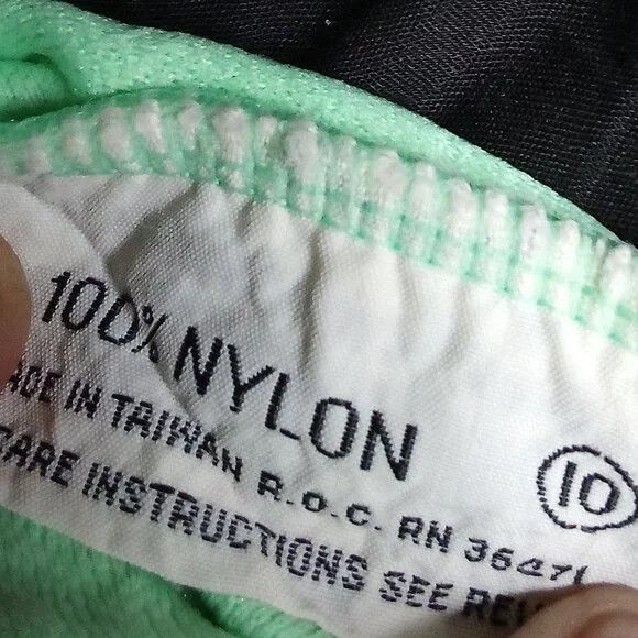 Vintage Vintage 60s Neon Green Nylon Shorts Size 30" / US 8 / IT 44 - 5 Thumbnail