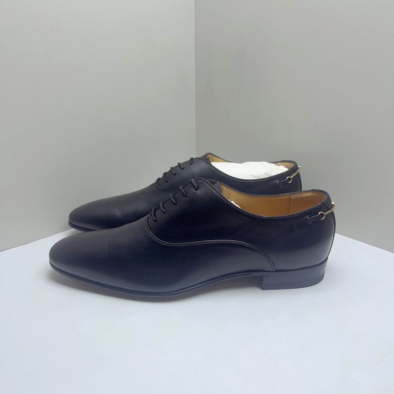 Gucci Gucci Leather Lace-Up Casual Shoes for Men 0079 Size US 8 / EU 41 - 1 Thumbnail