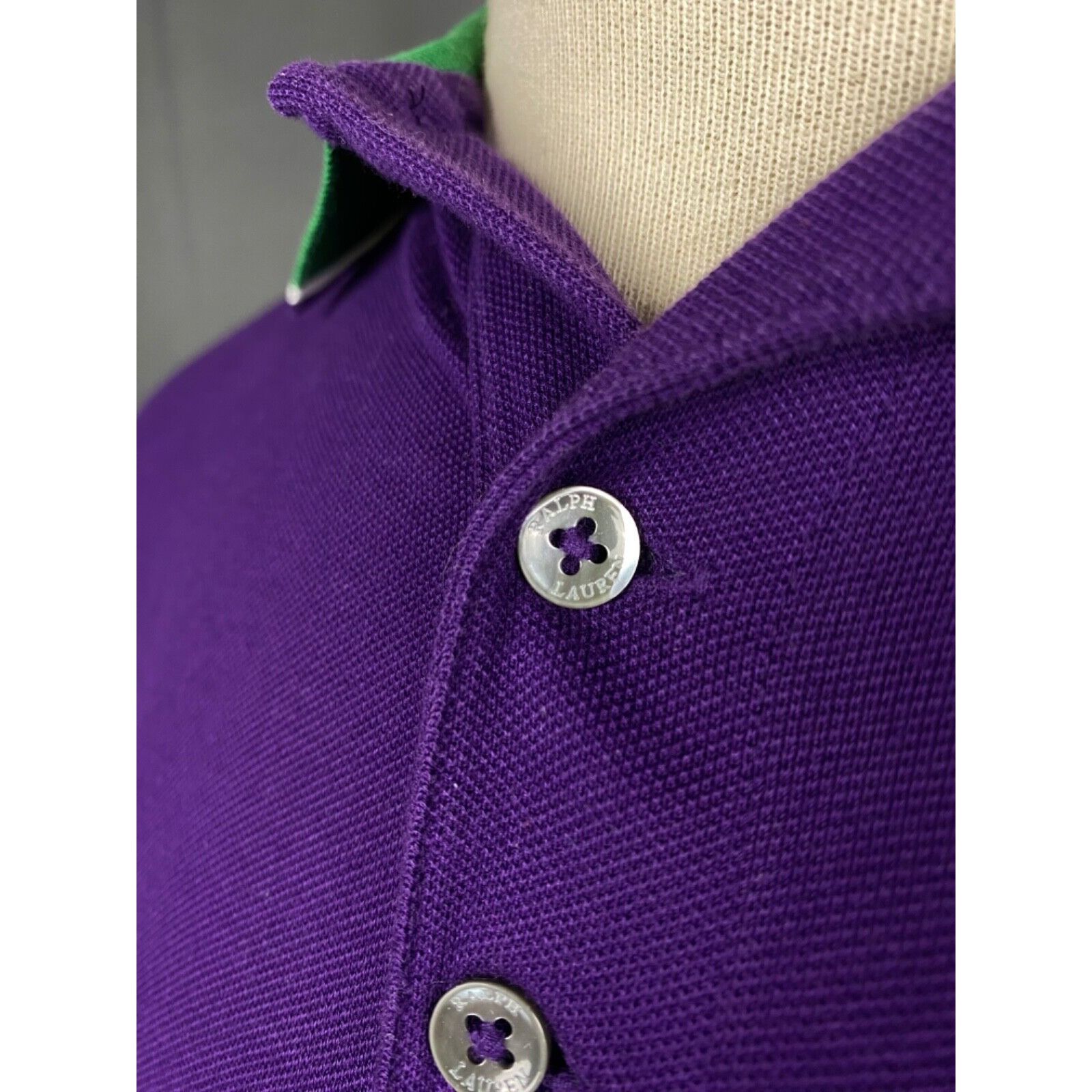 Polo Ralph Lauren MINT! Ralph Lauren Small Logo Men's Purple Polo T-Shirt Size Size US M / EU 48-50 / 2 - 9 Thumbnail