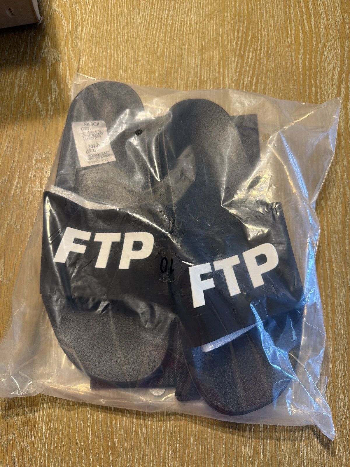 Fuck The Population FTP black slides 10m Size US 10 / EU 43 - 1 Thumbnail