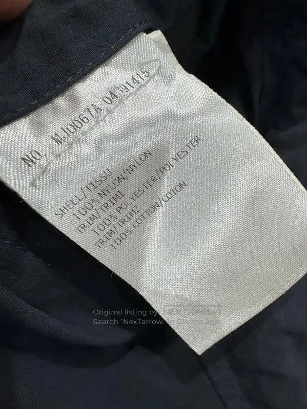 Thom Browne Thom Browne Navy Nylon Long Sleeve Shirt . Size US S / EU 44-46 / 1 - 5 Thumbnail