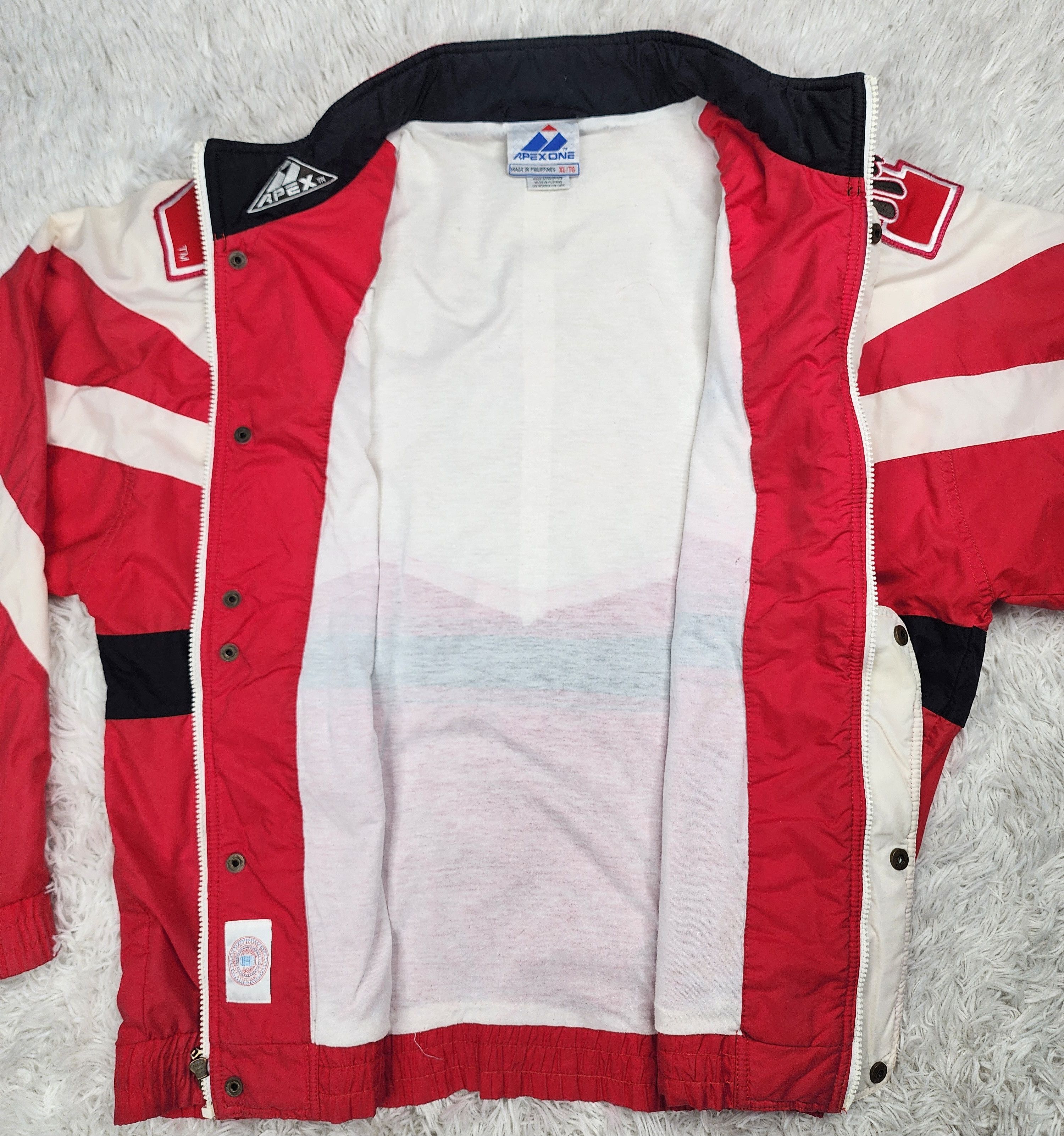 Apex One Vintage Apex one Nebraska Cornhuskers windbreaker jacket Size US XL / EU 56 / 4 - 6 Thumbnail