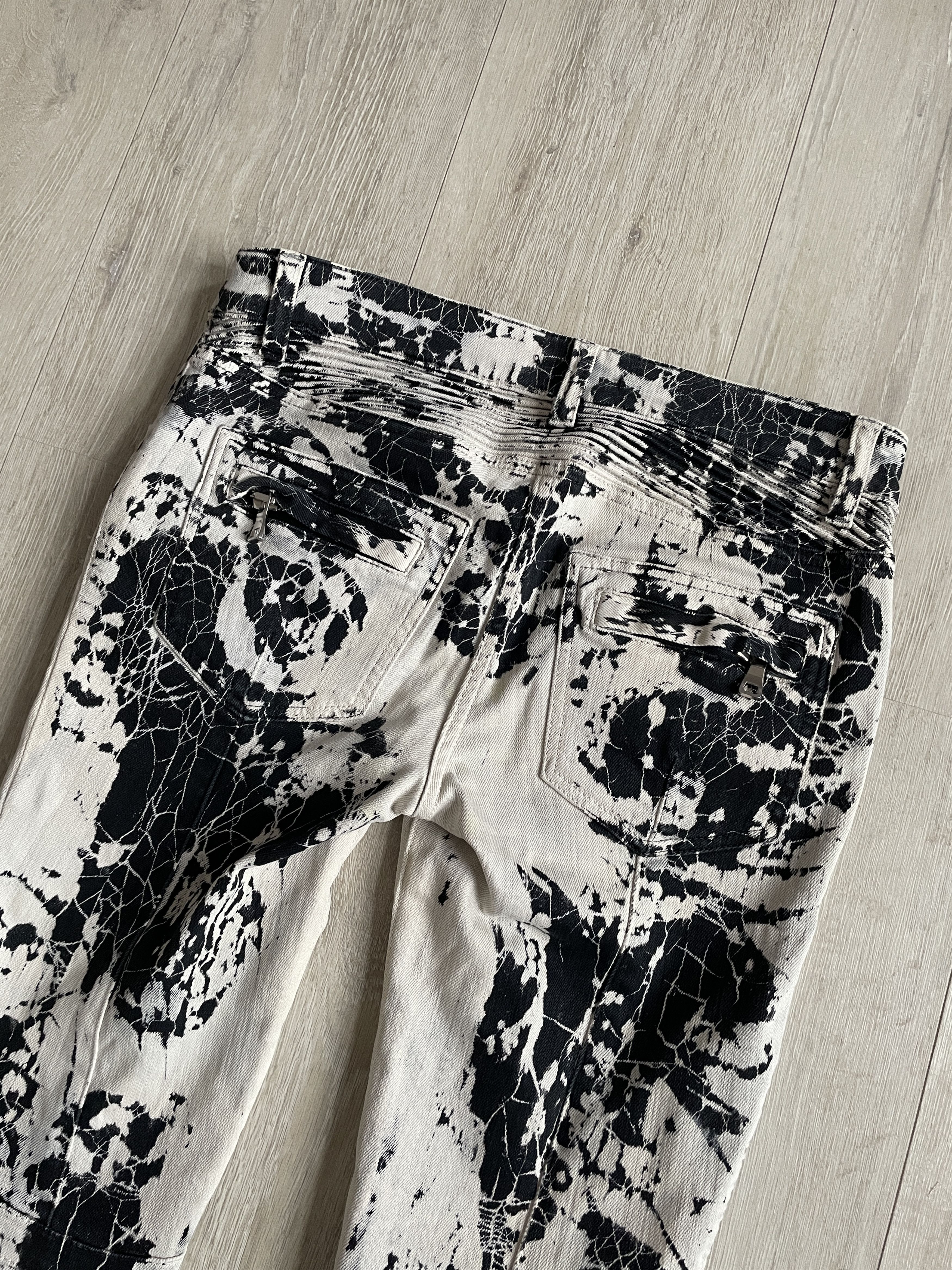 Balmain Balmain SS11 spiderweb bikers by Christophe Decarnin Size 28" / US 6 / IT 42 - 10 Thumbnail