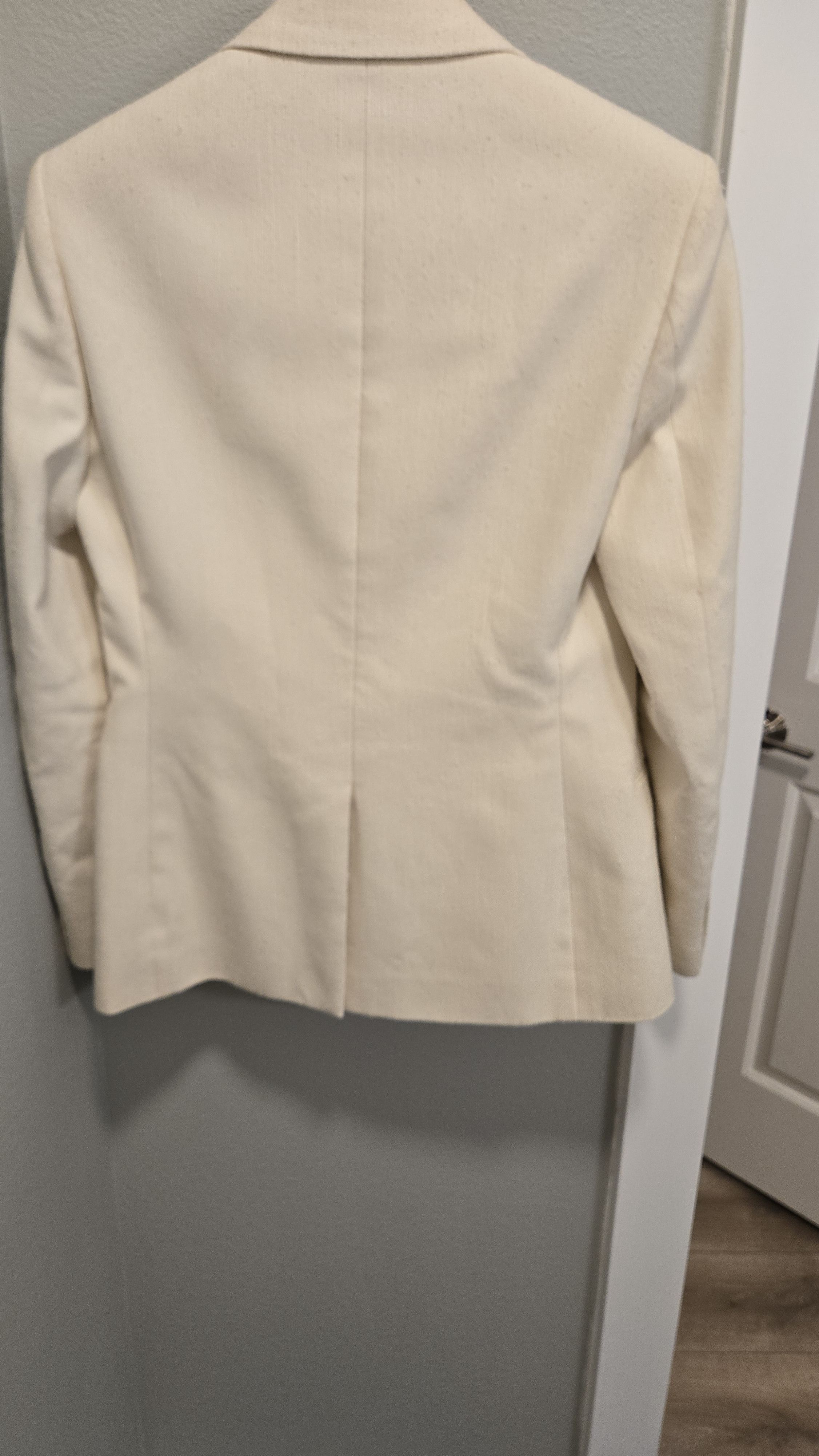 Saint Laurent Paris White Tux Size 48S - 4 Thumbnail