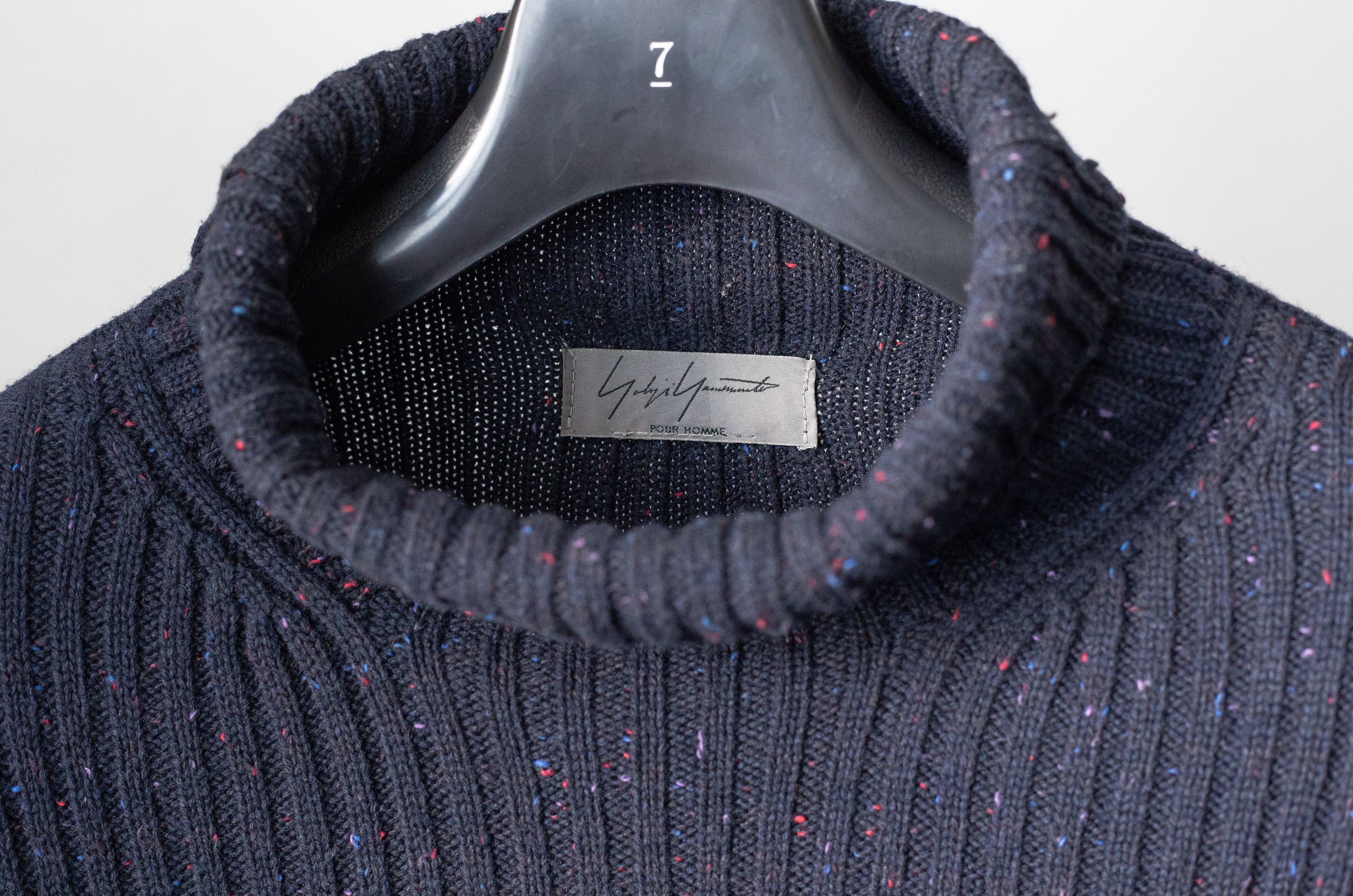 Yohji Yamamoto wool high neck knit Size US M / EU 48-50 / 2 - 5 Thumbnail
