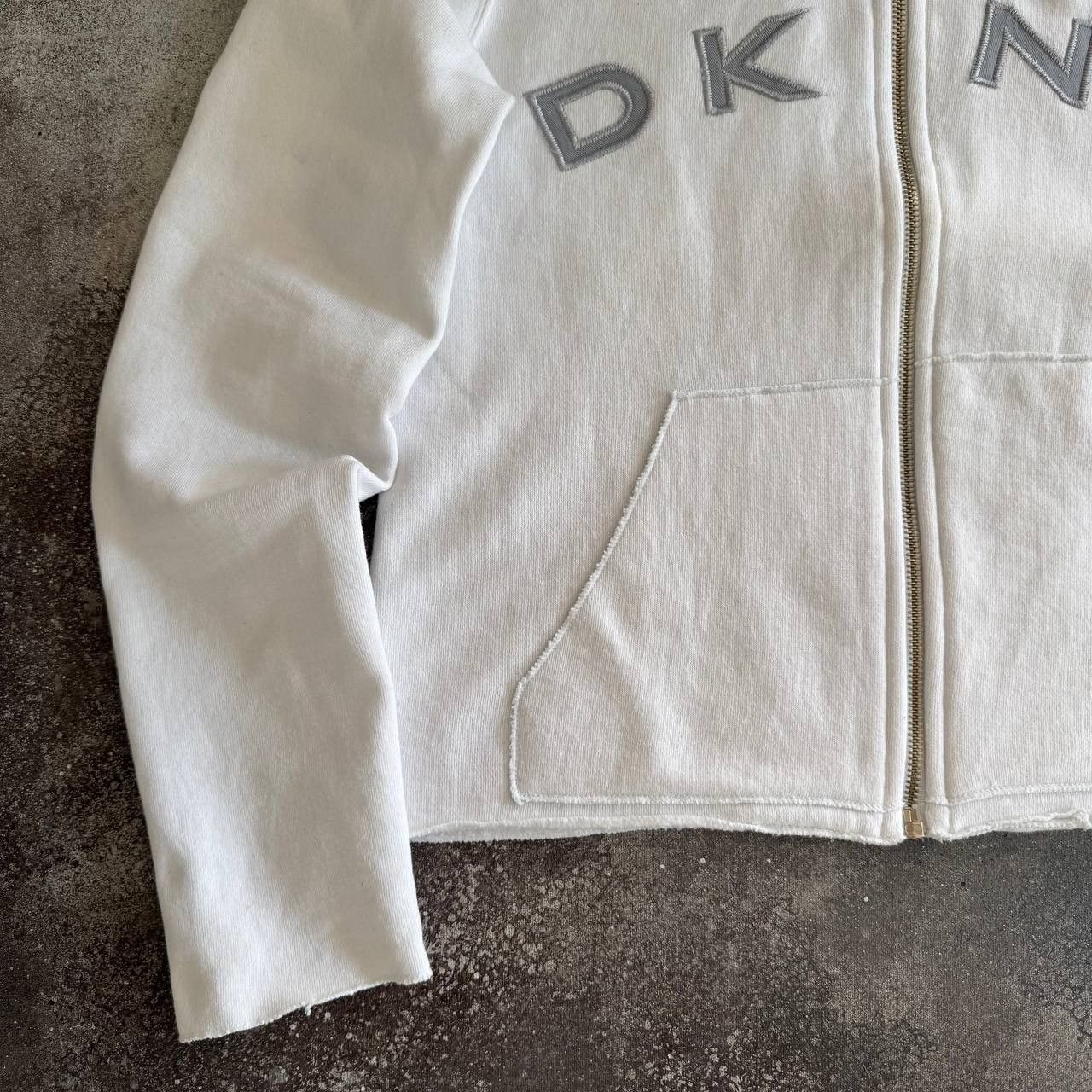 DKNY DKNY Y2K Vintage Big Logo Zip Hoodie Size M / US 6-8 / IT 42-44 - 7 Thumbnail