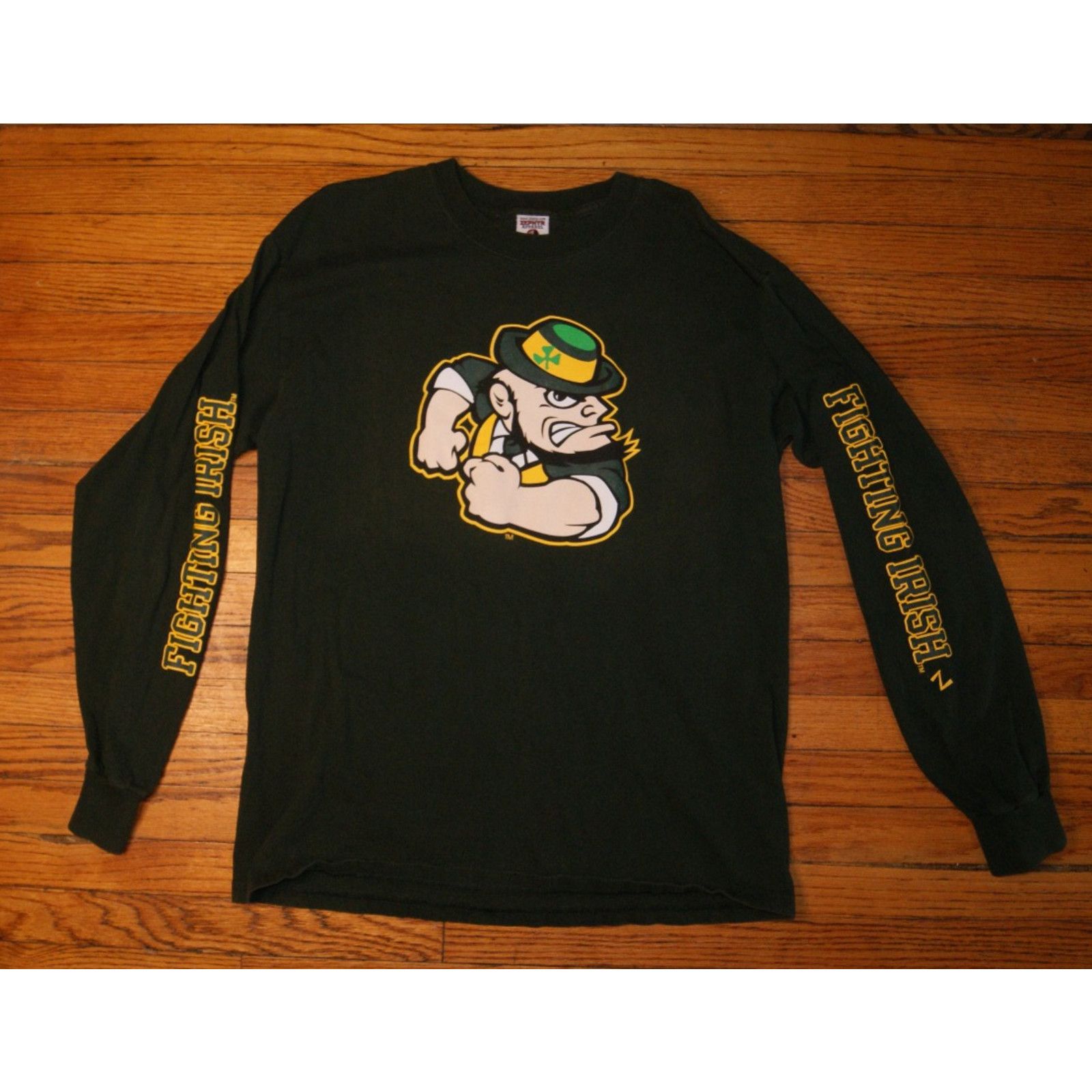 Zephyr NOTRE DAME FIGHTING IRISH Mens L TShirt Zephyr Spell Out Size US L / EU 52-54 / 3 - 1 Thumbnail