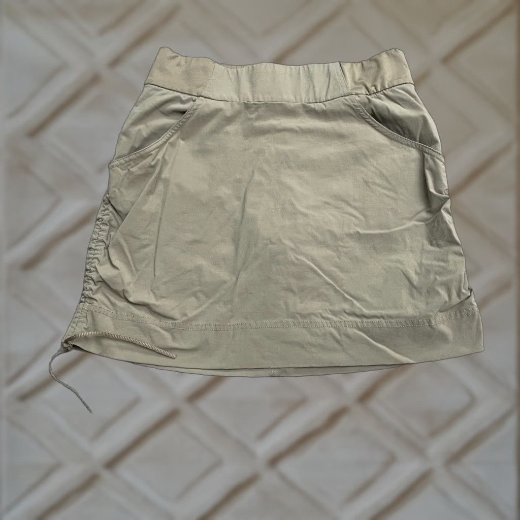 Vintage VINTAGE Columbia Casual Anytime Skort Skirt Women S Brown Tennis Golf Ruched Active Size 28" / US 6 / IT 42 - 1 Thumbnail
